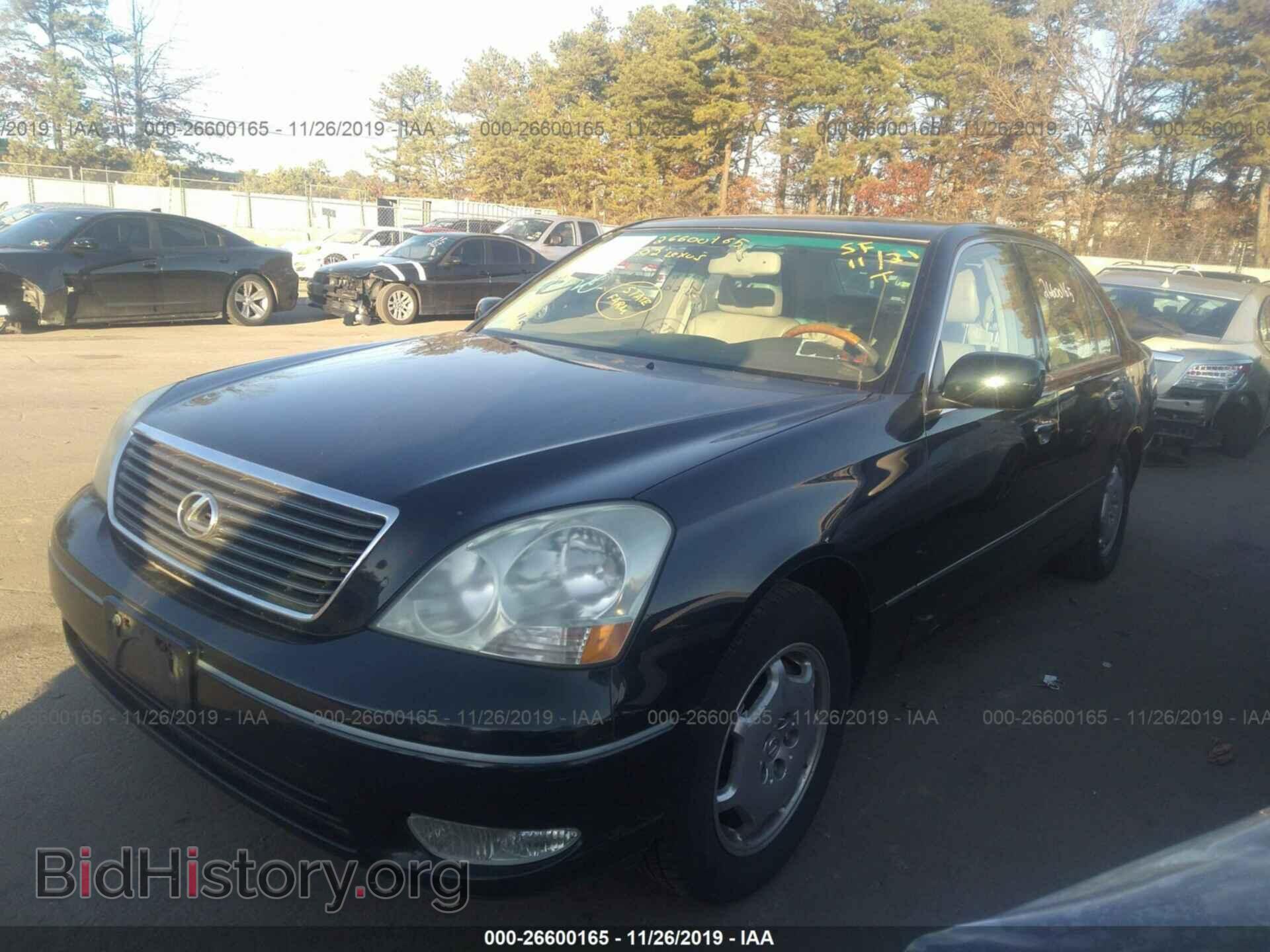 2002 LEXUS LS - VIN: JTHBN30FX20059462 - Фото 2