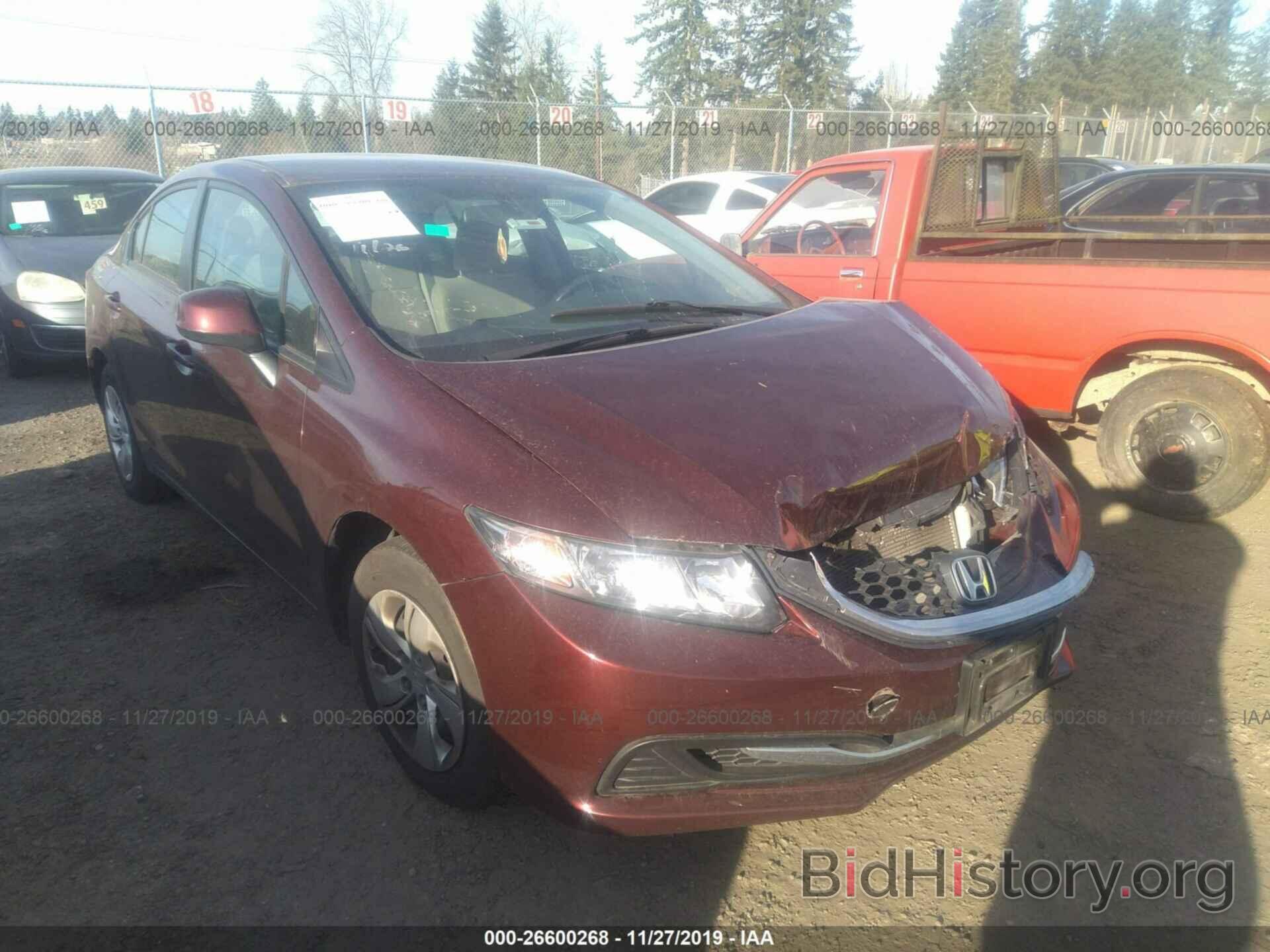 Photo 19XFB2F59DE038326 - HONDA CIVIC 2013