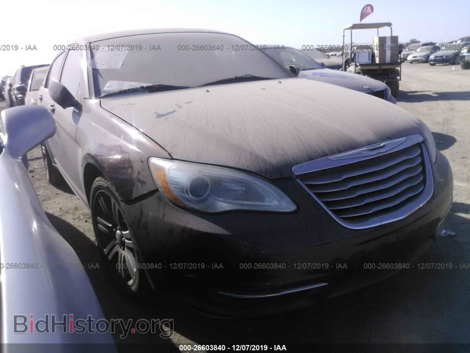 Фотография 1C3CCBBB6CN288293 - CHRYSLER 200 2012