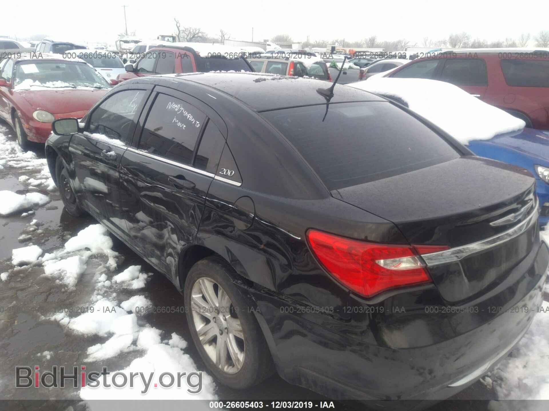 2012 CHRYSLER 200 - VIN: 1C3CCBAB0CN318681 - Фото 3