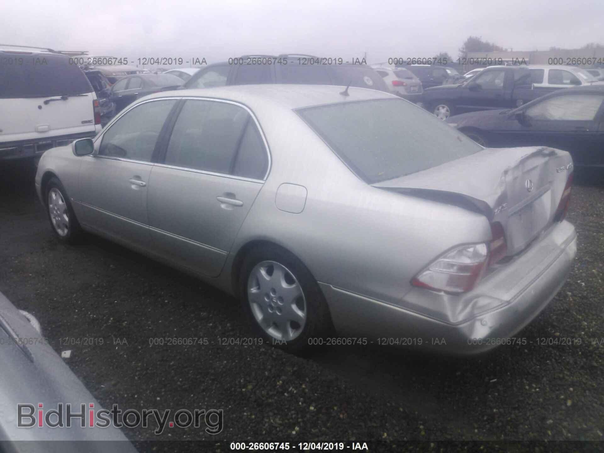 2001 LEXUS LS - VIN: JTHBN30F610036307 - Фото 3