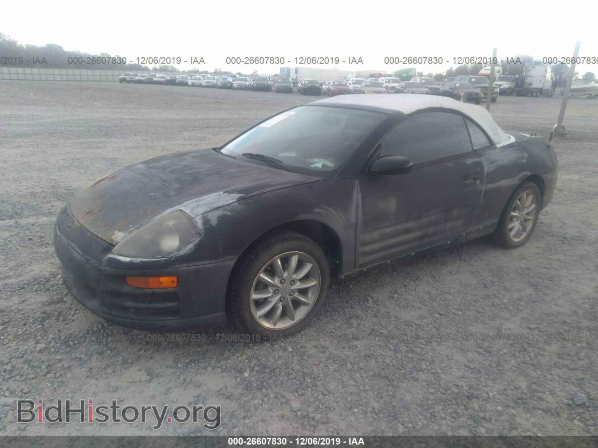 2001 MITSUBISHI ECLIPSE - VIN: 4A3AE55H71E005506 - Фото 2