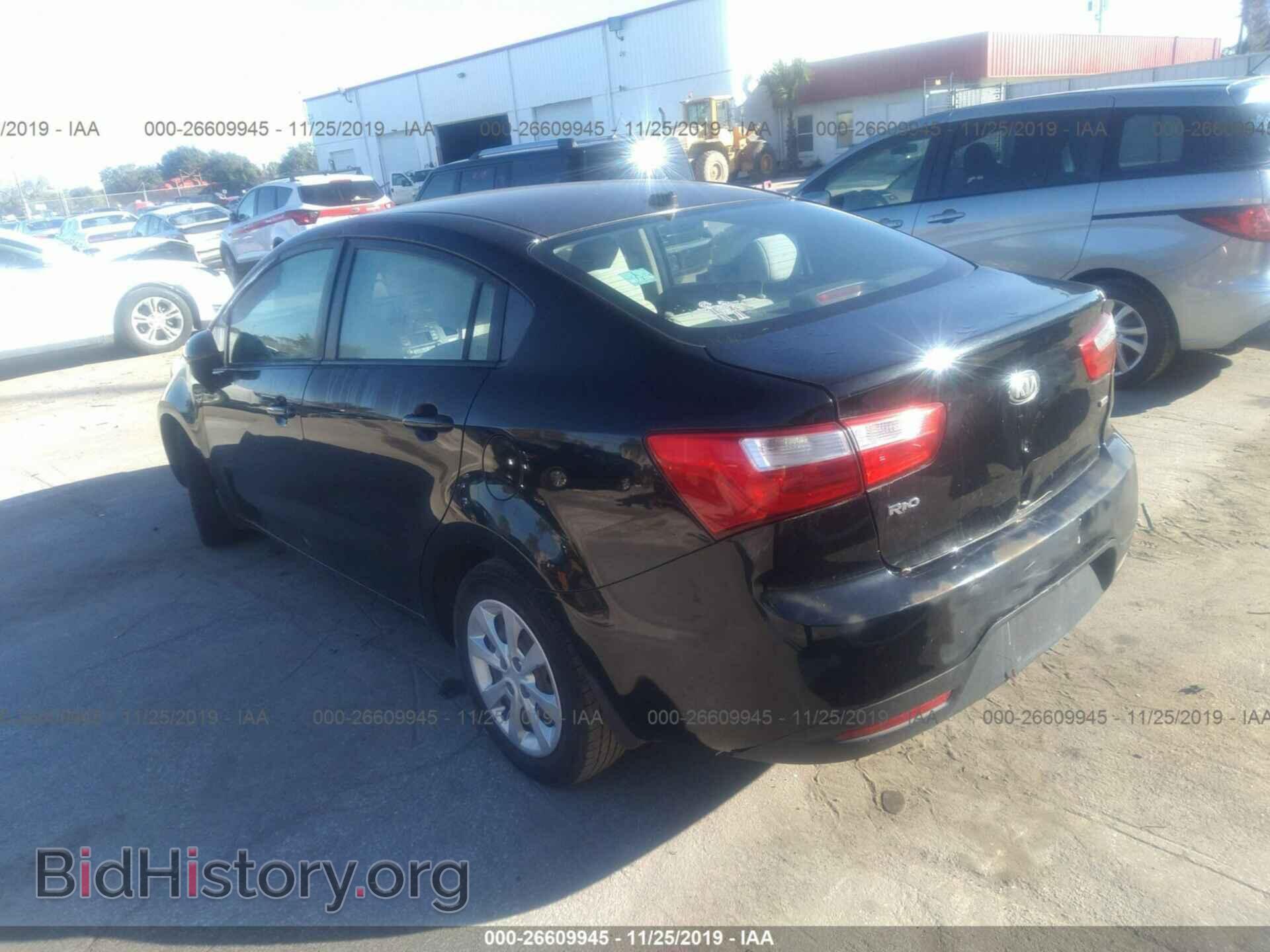 2013 KIA RIO - VIN: KNADM4A35D6236570 - Photo 3