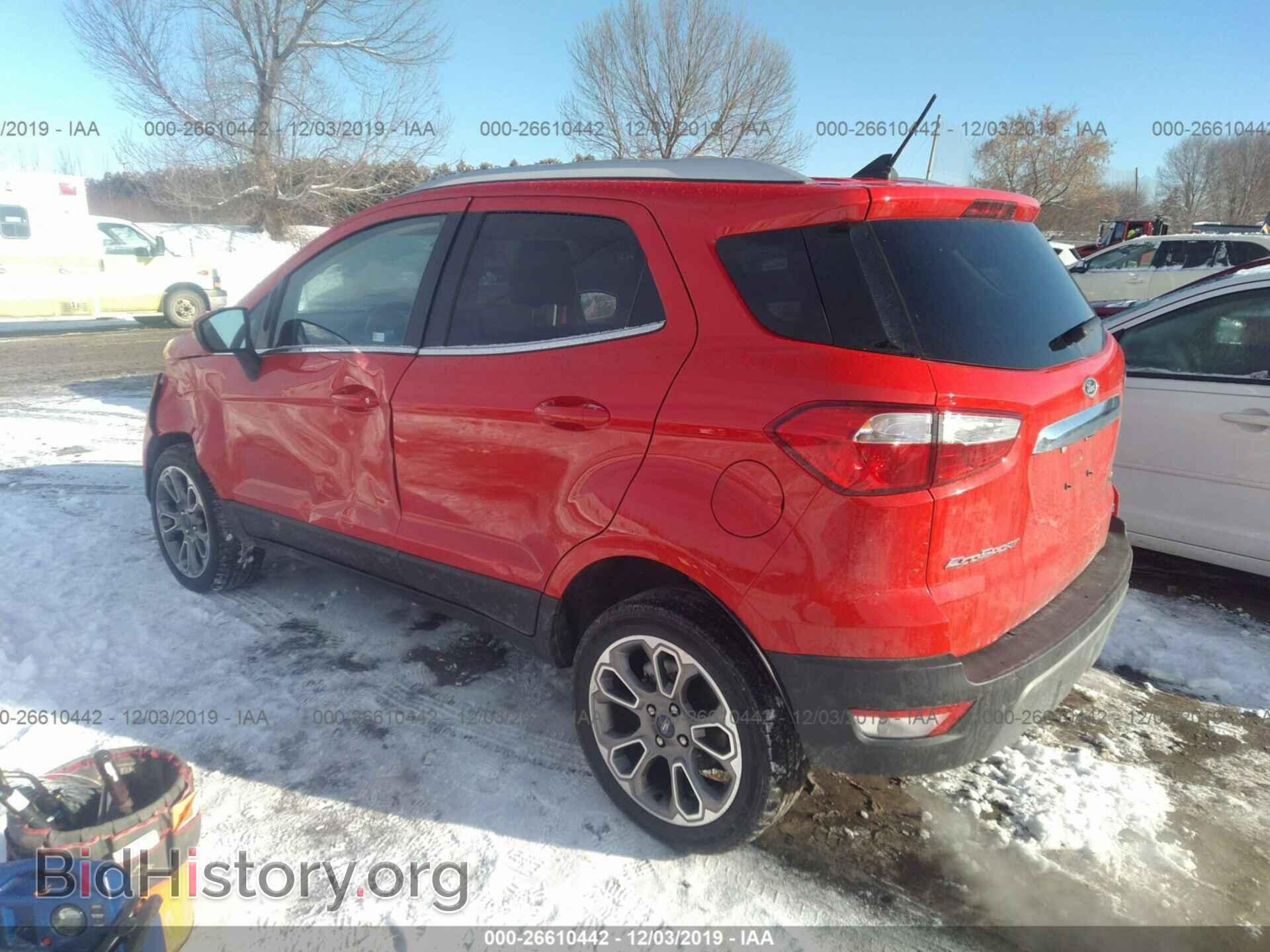 2019 FORD ECOSPORT - VIN: MAJ6S3KL3KC268092 - Фото 3