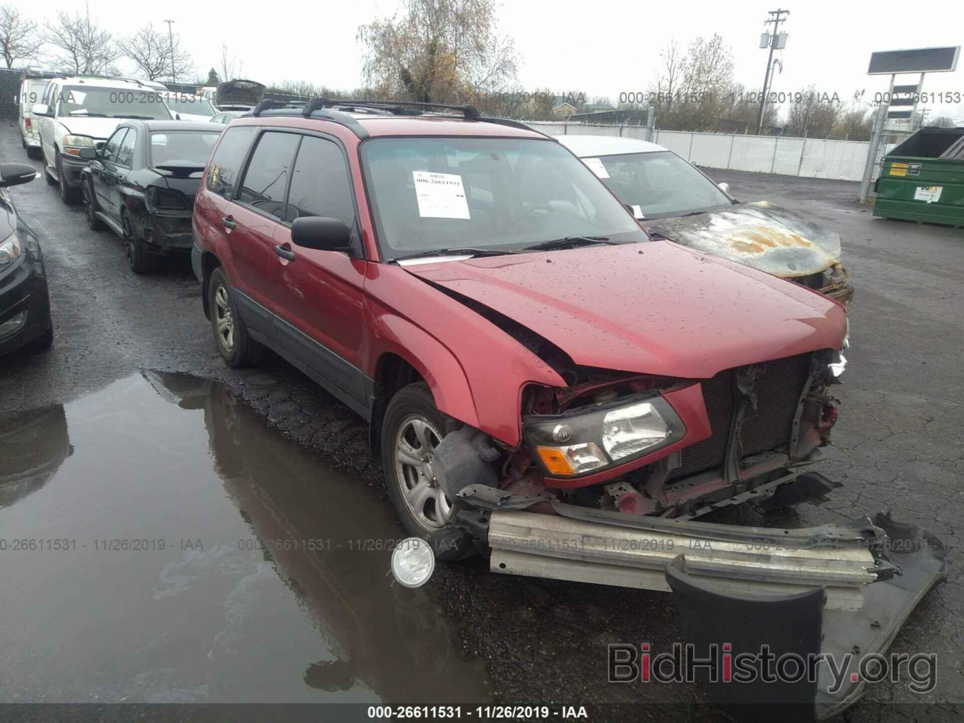 Photo JF1SG63685H719566 - SUBARU FORESTER 2005