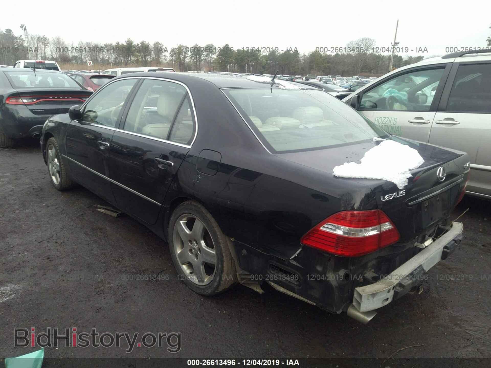 2005 LEXUS LS - VIN: JTHBN36F355010263 - Фото 3
