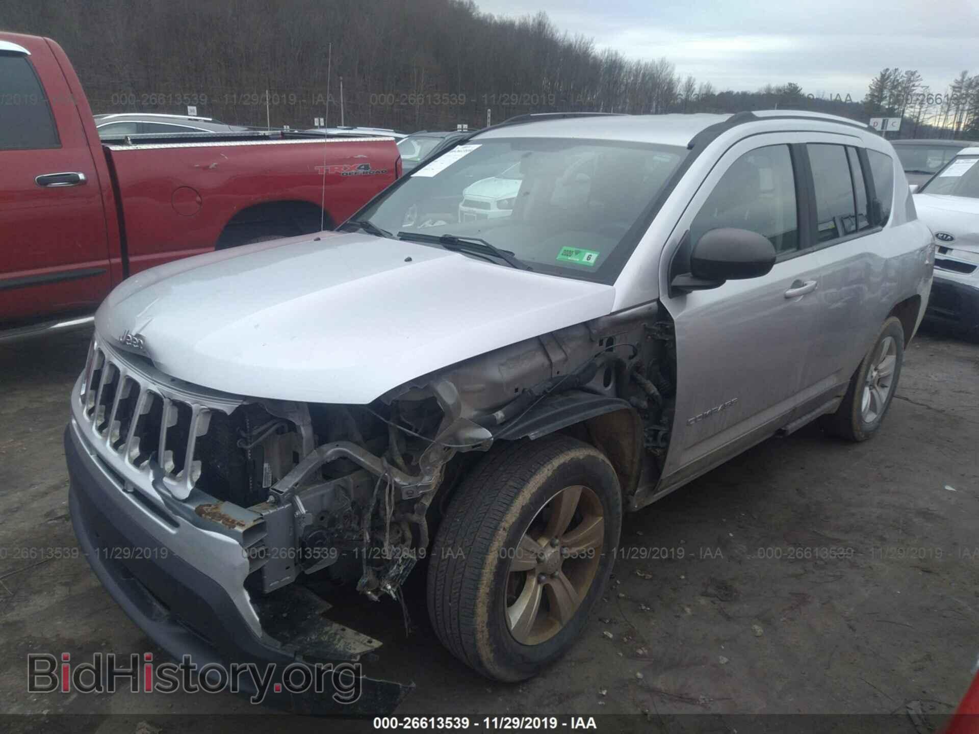 2014 JEEP COMPASS - VIN: 1C4NJDBB1ED623247 - Фото 2