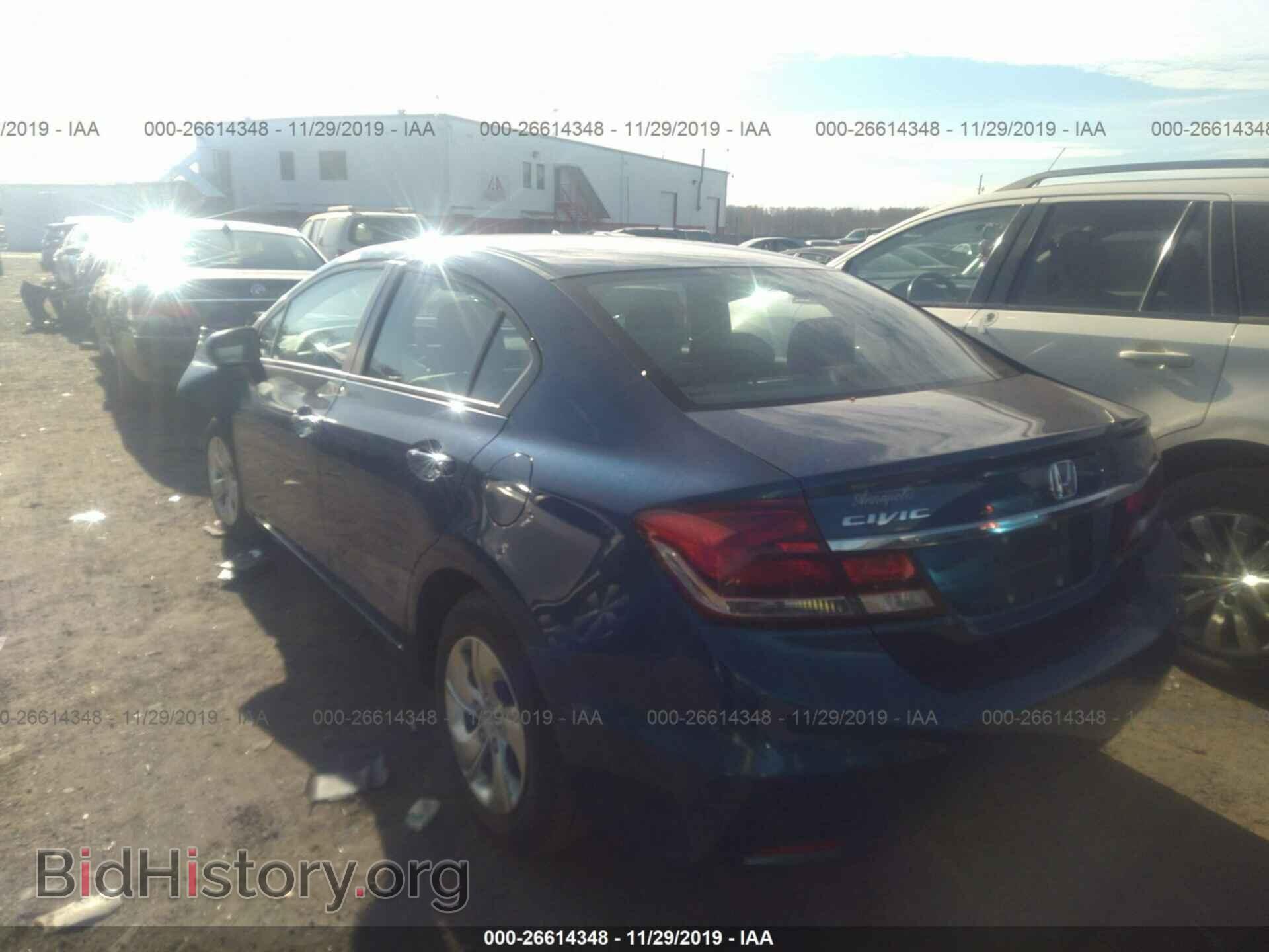 2014 HONDA CIVIC - VIN: 19XFB2E52EE049607 - Фото 3