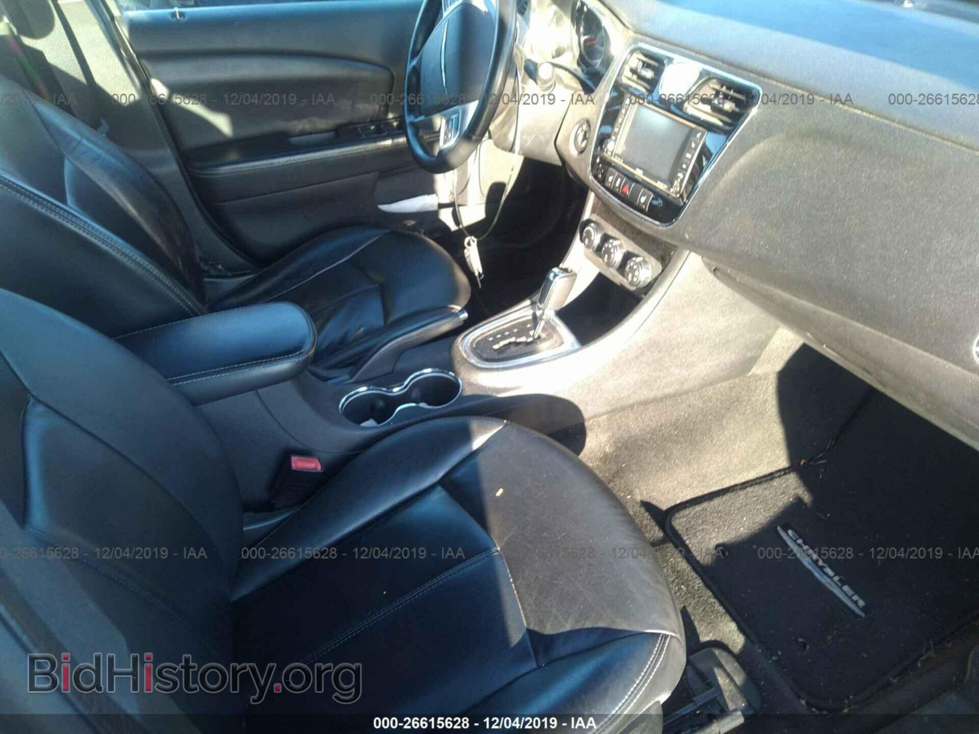 2012 CHRYSLER 200 - VIN: 1C3CCBCB7CN308257 - Фото 5