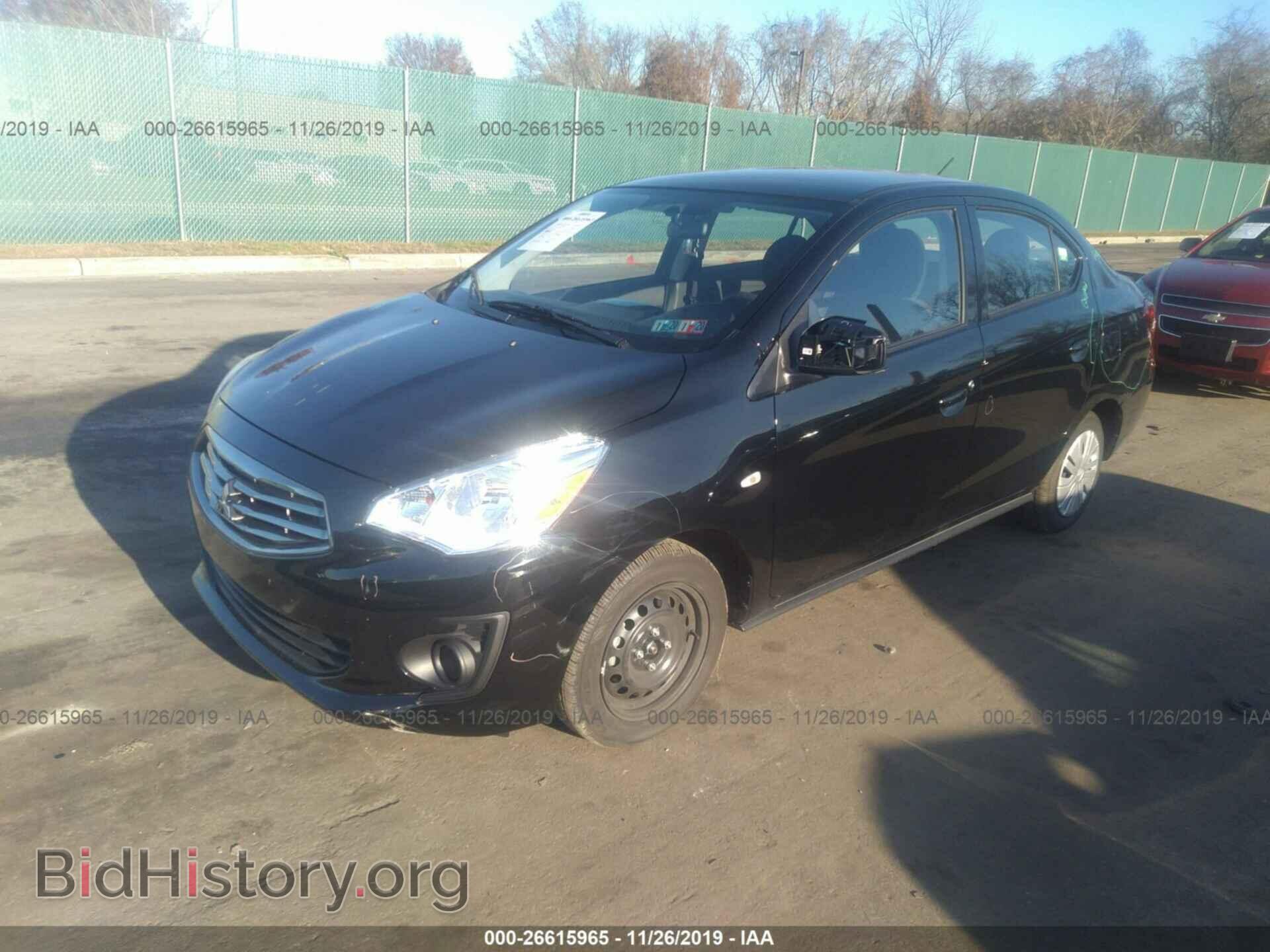 2019 MITSUBISHI MIRAGE - VIN: ML32F3FJ0KHF16975 - Фото 2