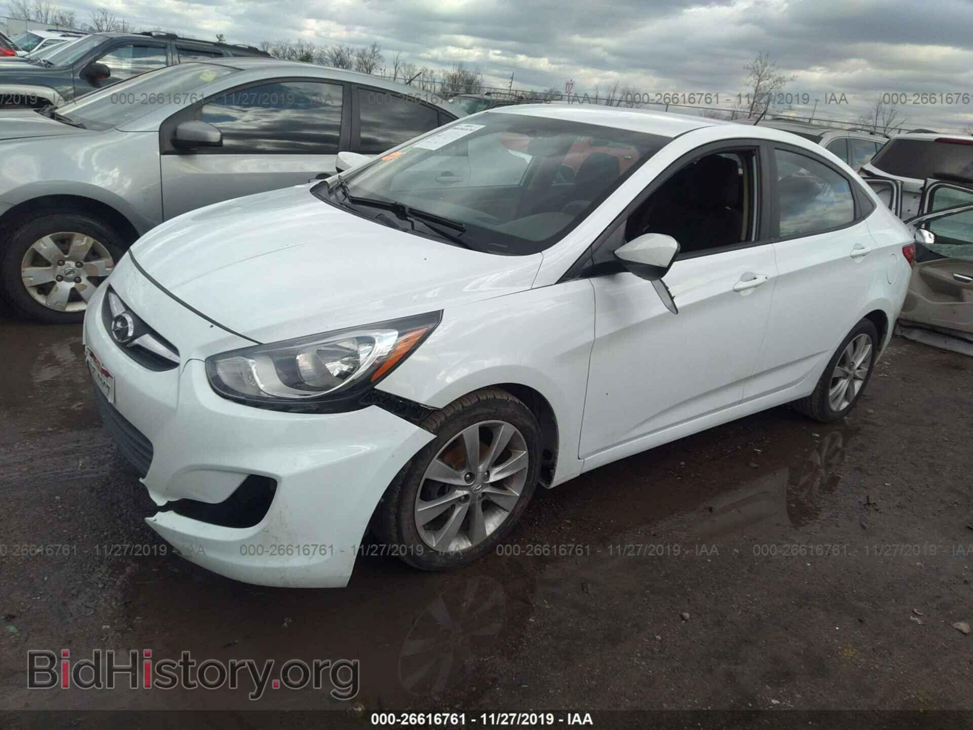 2013 HYUNDAI ACCENT - VIN: KMHCU4AE0DU561540 - Фото 2