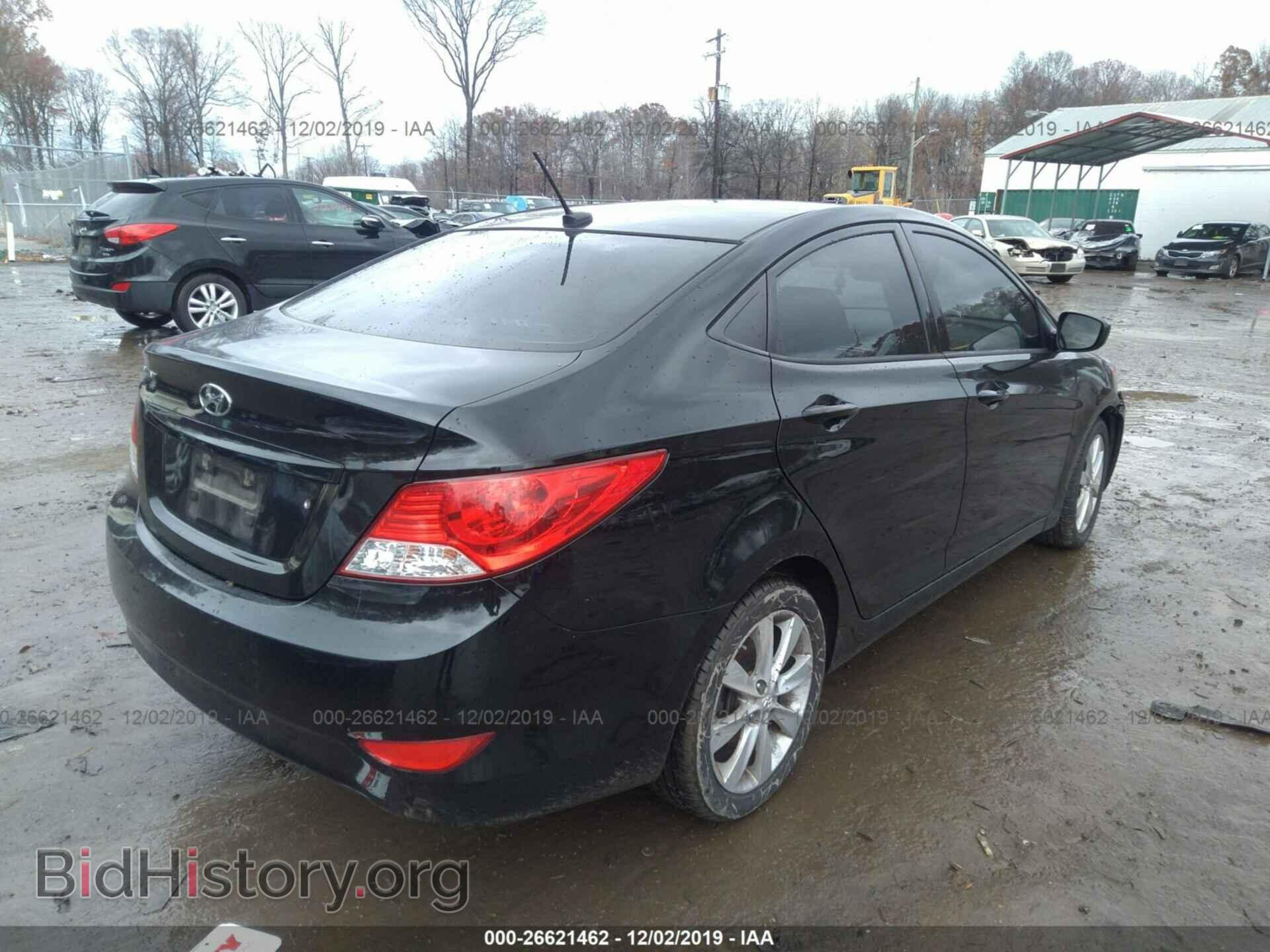 2014 HYUNDAI ACCENT - VIN: KMHCU4AE6EU608703 - Фото 4