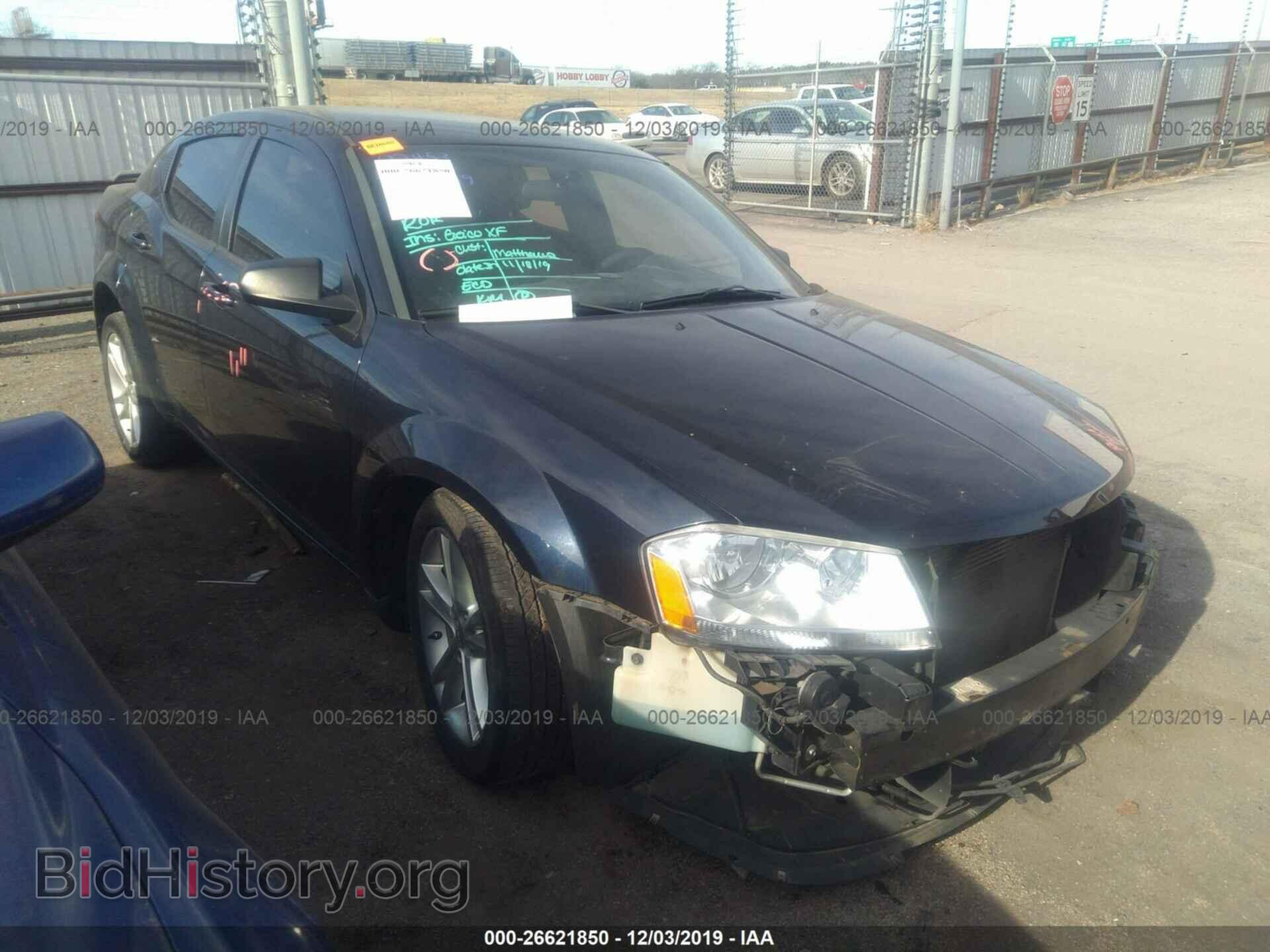 Photo 1C3CDZAG0CN280919 - DODGE AVENGER 2012