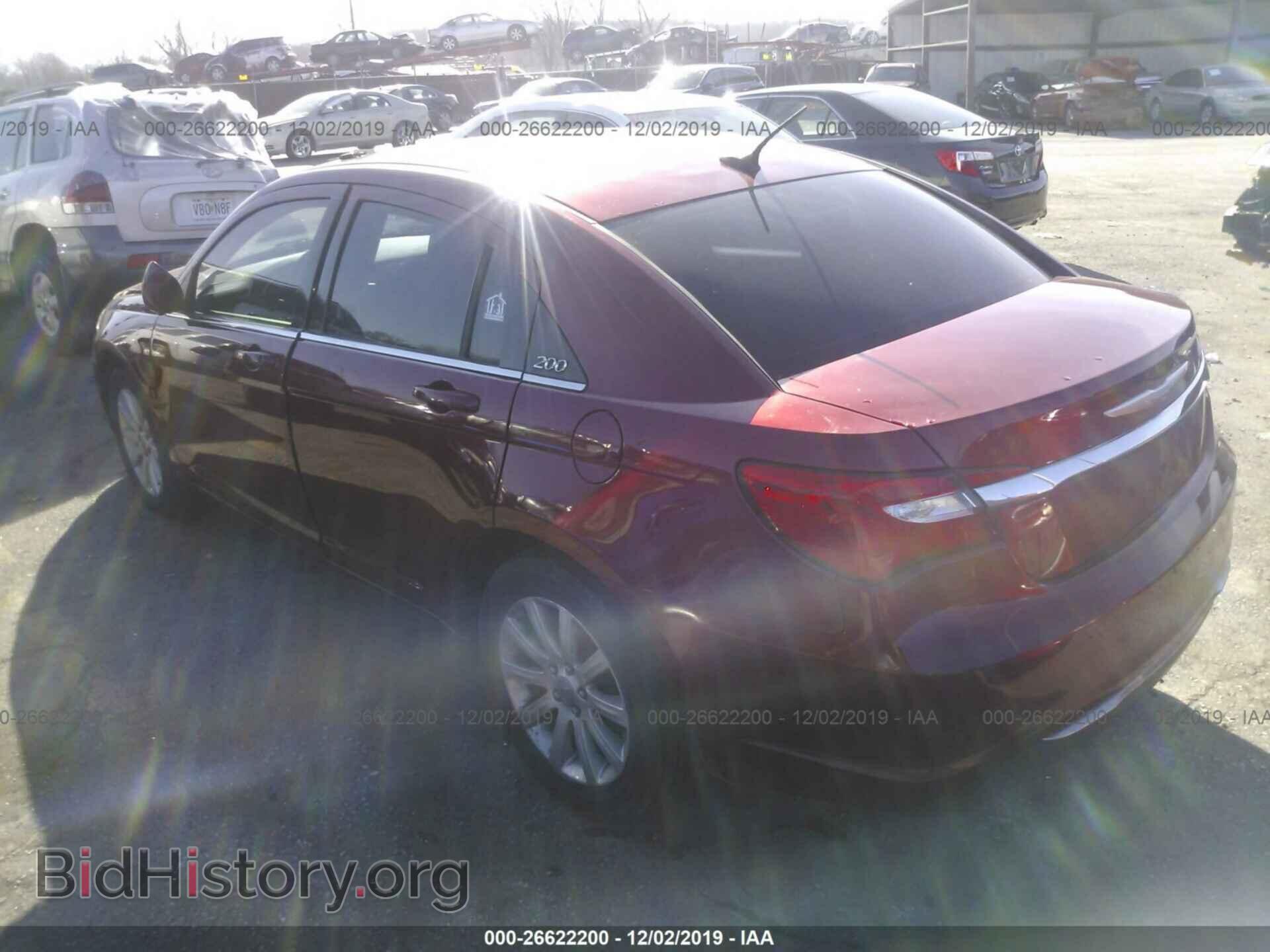 2012 CHRYSLER 200 - VIN: 1C3CCBBB0CN171177 - Фото 3
