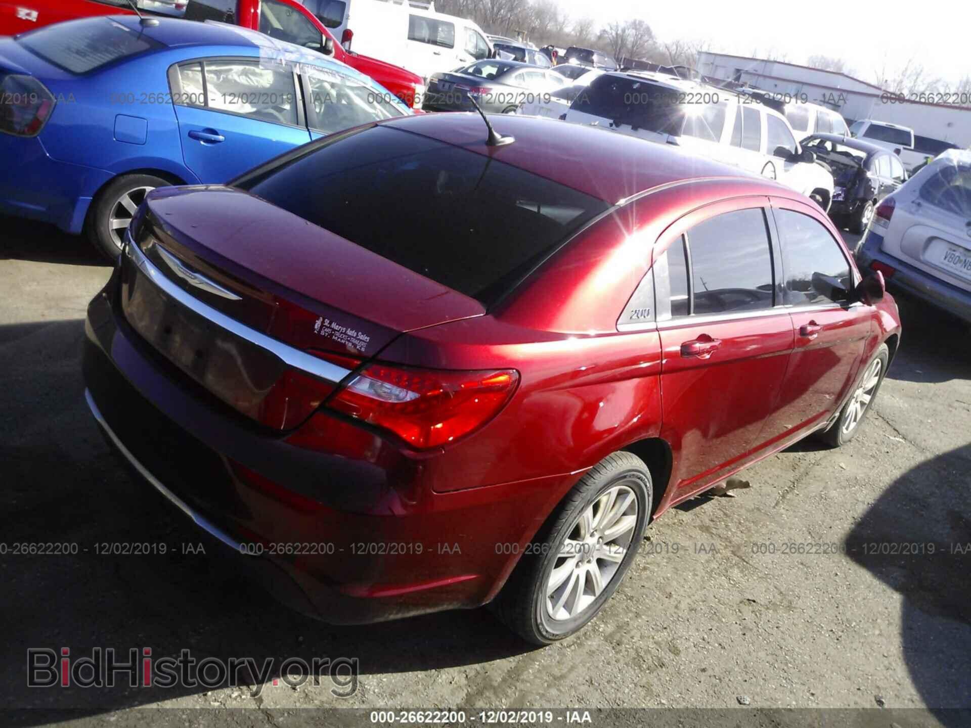 2012 CHRYSLER 200 - VIN: 1C3CCBBB0CN171177 - Фото 4