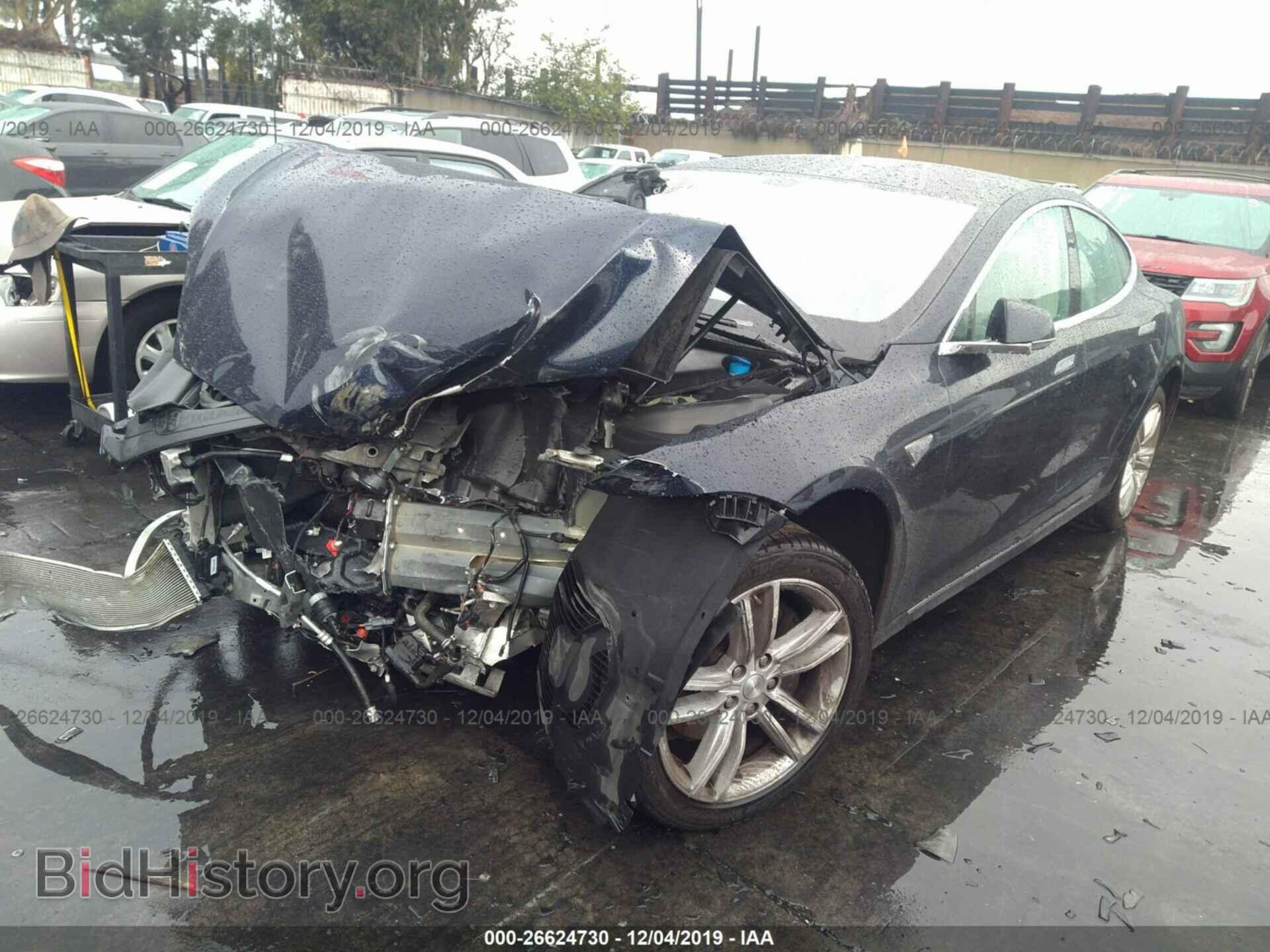 2012 TESLA MODEL S - VIN: 5YJSA1CN9CFP02598 - Photo 2