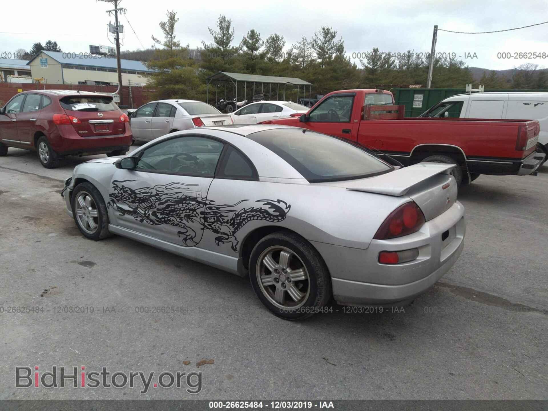 2001 MITSUBISHI ECLIPSE - VIN: 4A3AC54H31E125469 - Фото 3