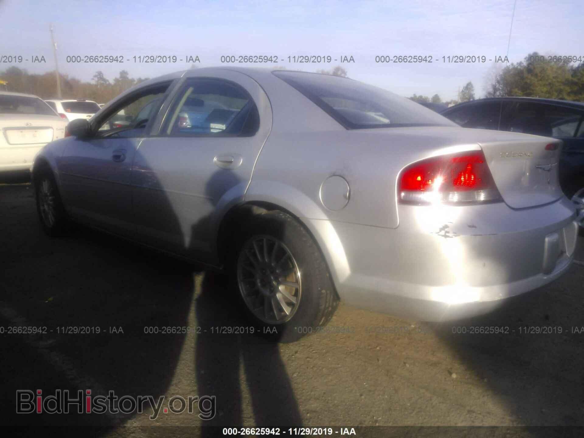 2004 CHRYSLER SEBRING - VIN: 1C3EL46X74N301371 - Фото 3