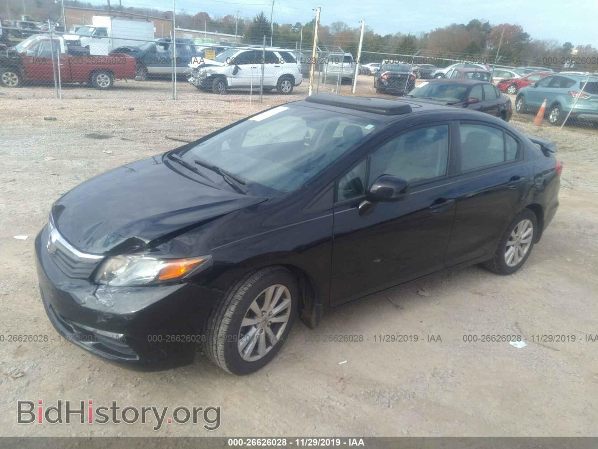 2012 HONDA CIVIC - VIN: 19XFB2F80CE067691 - Фото 2