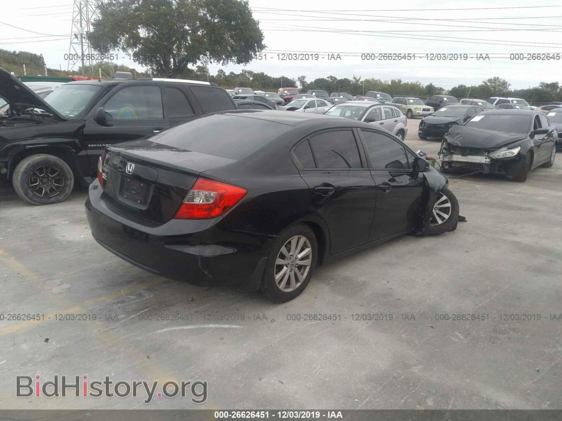 2012 Honda Civic - VIN: 19XFB2F84CE088592 - Фото 4