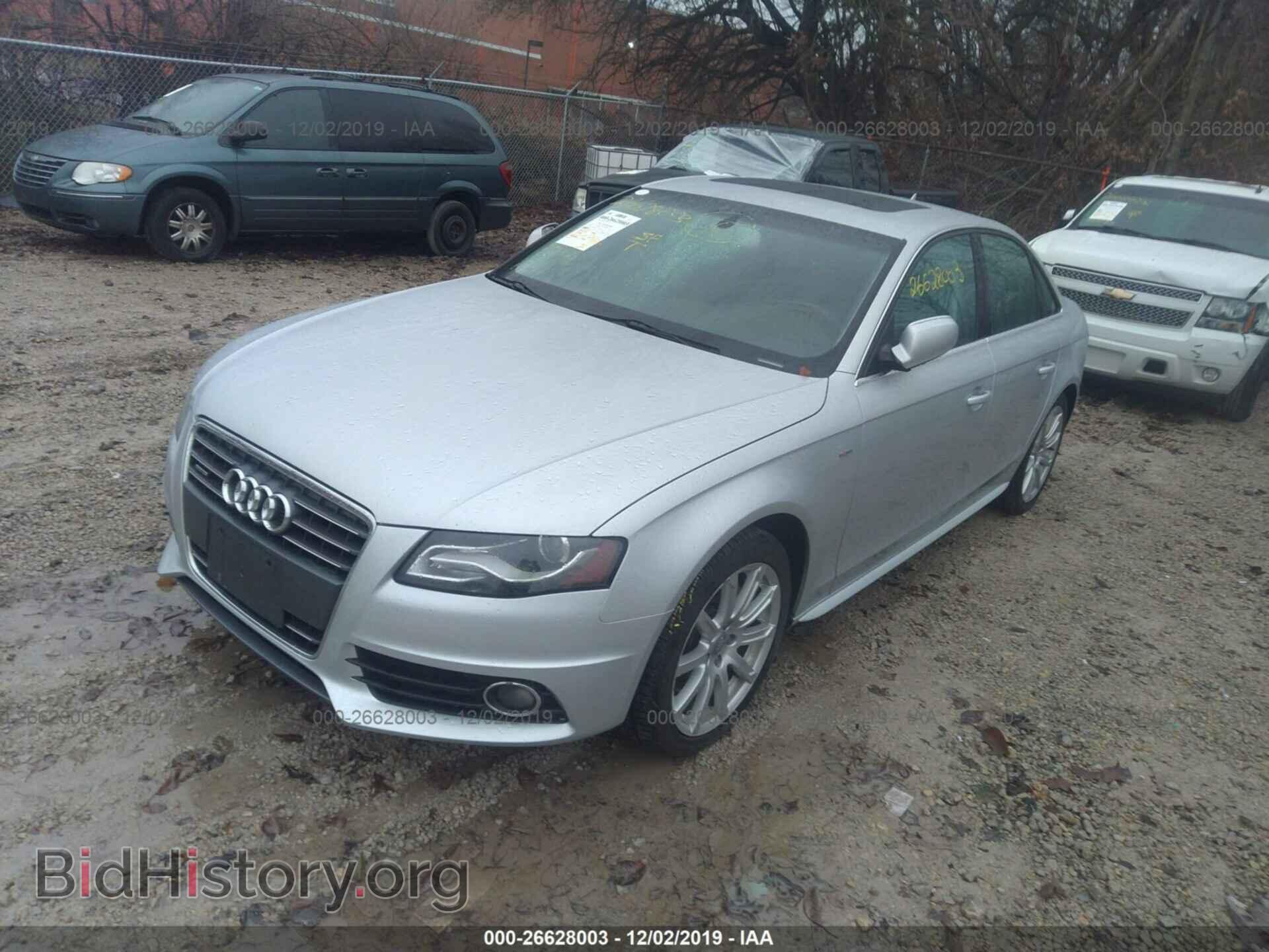 2012 AUDI A4 - VIN: WAUFFAFL9CN001426 - Photo 2