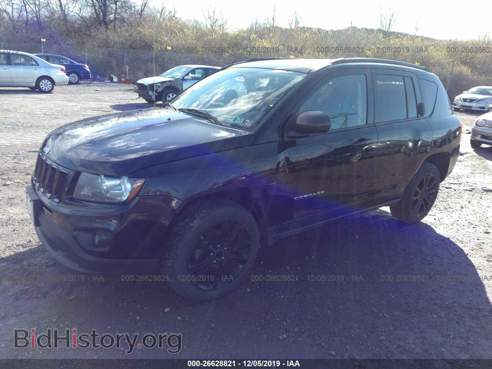 2012 JEEP COMPASS - VIN: 1C4NJDEB6CD686885 - Фото 2