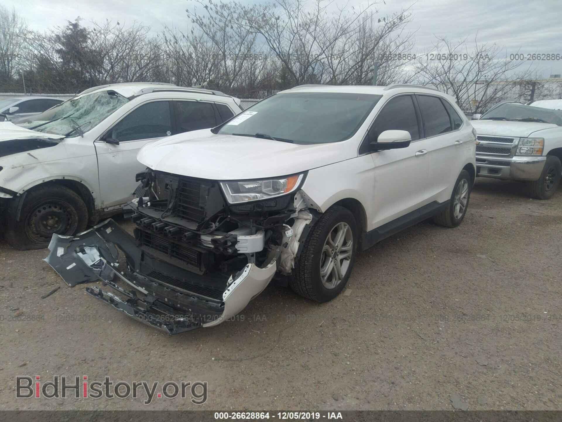 2015 FORD EDGE - VIN: 2FMTK4K9XFBB10339 - Фото 2