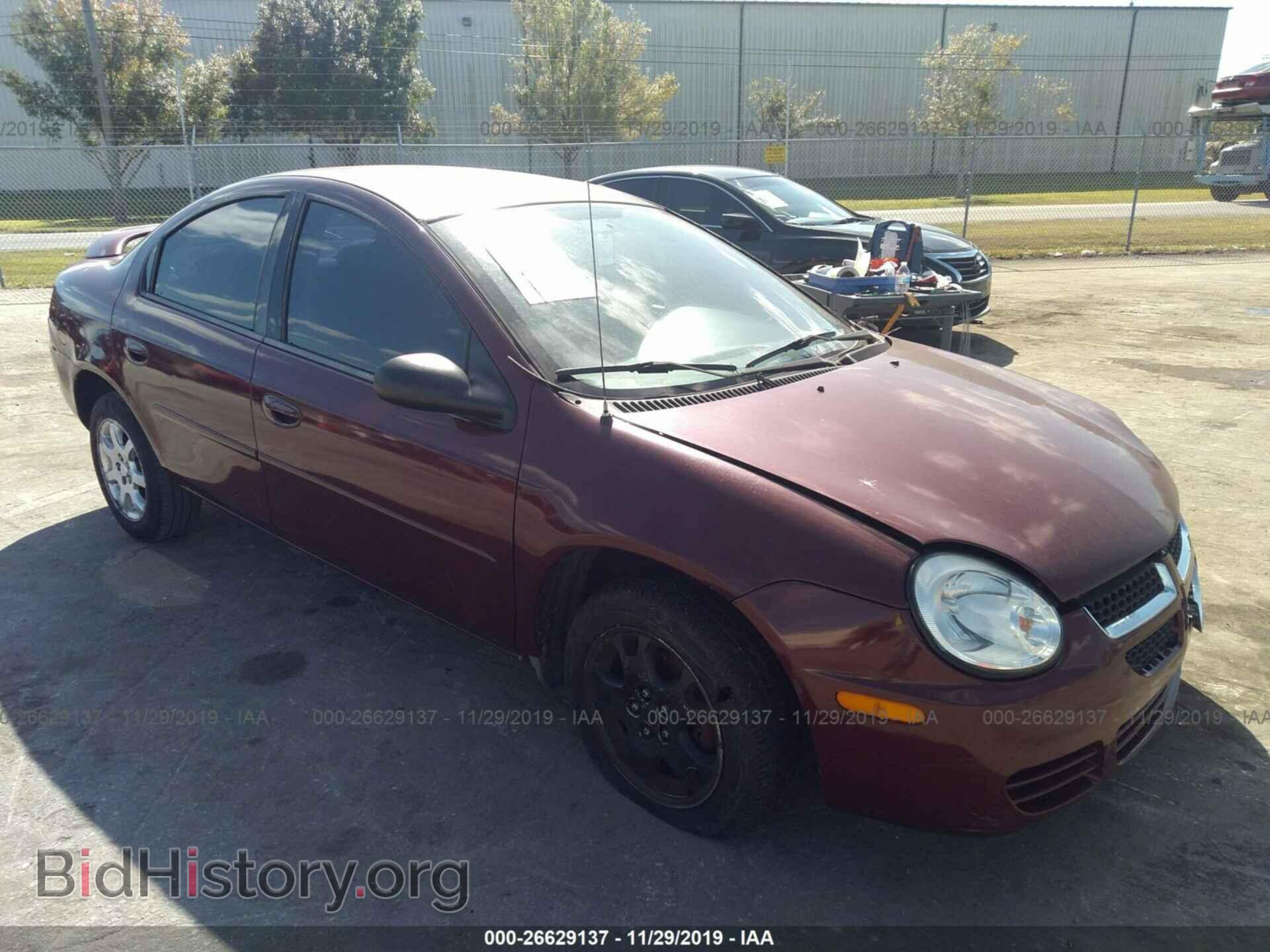 Photo 1B3ES56C85D237223 - DODGE NEON 2005