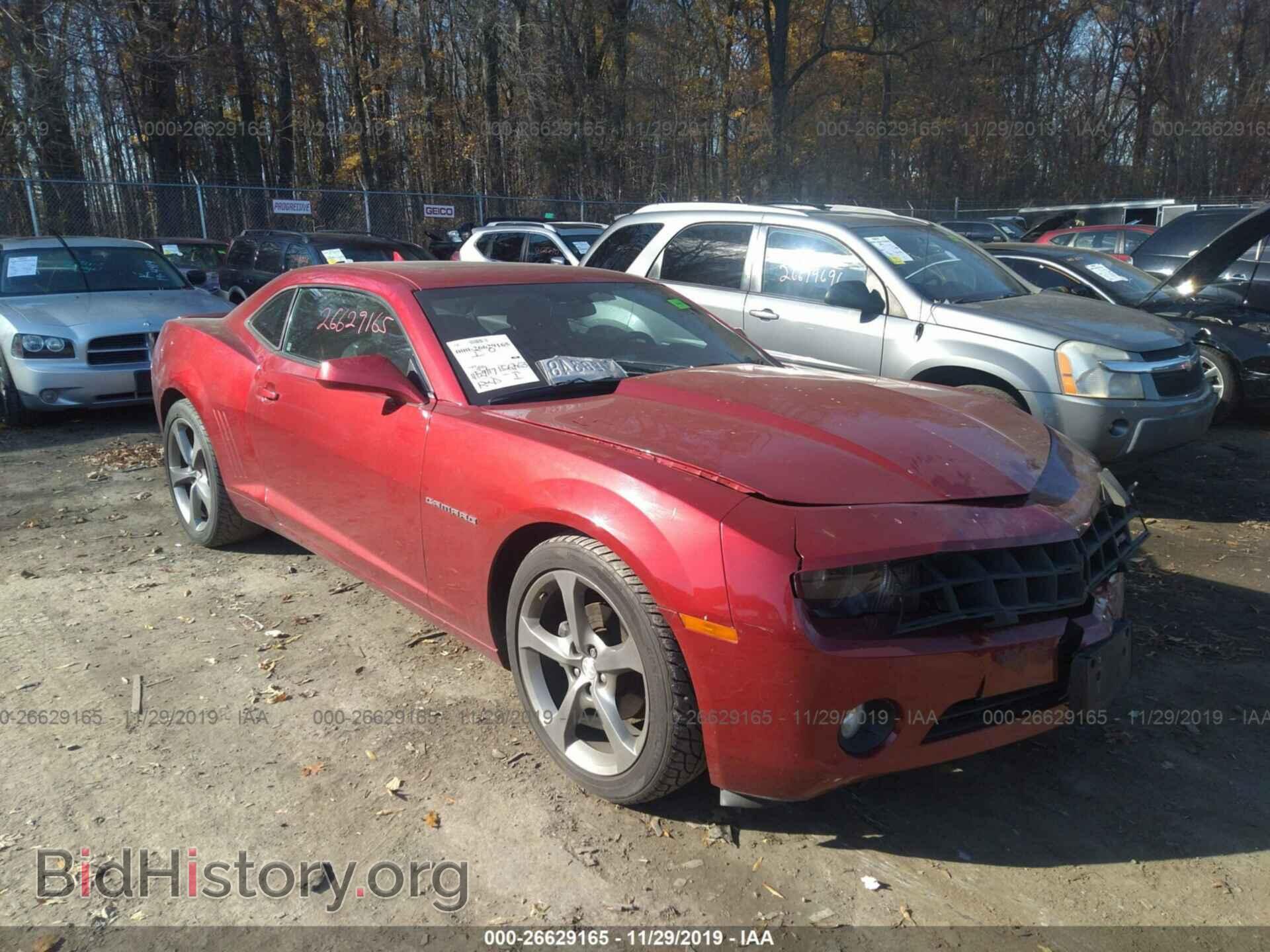 Photo 2G1FB1E30D9153186 - CHEVROLET CAMARO 2013