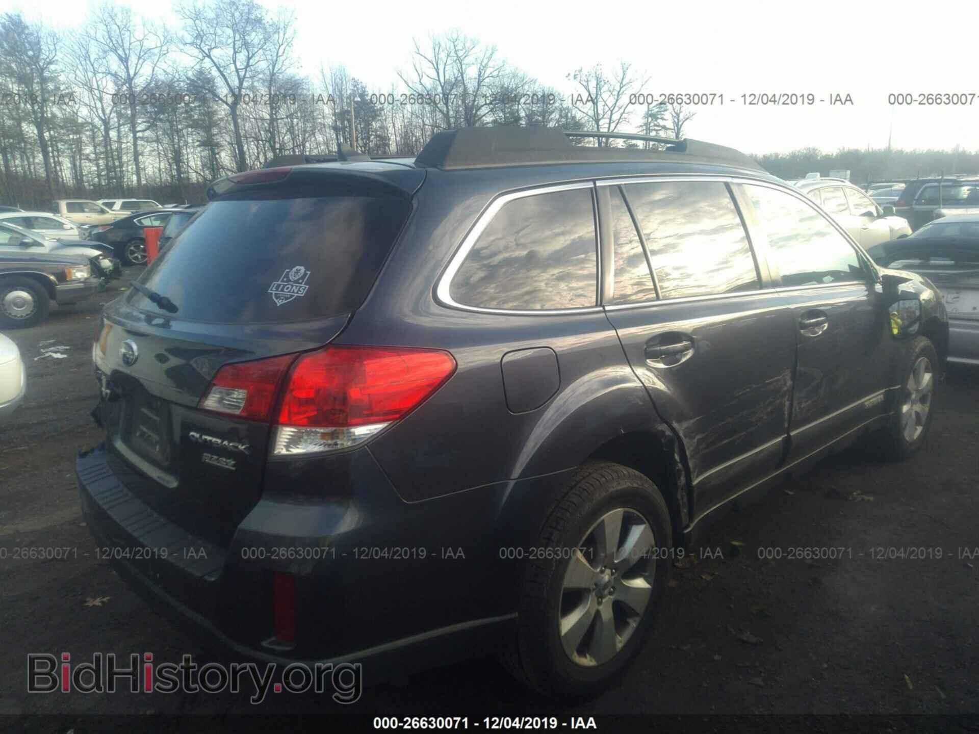 2012 SUBARU OUTBACK - VIN: 4S4BRBKCXC3211481 - Фото 4