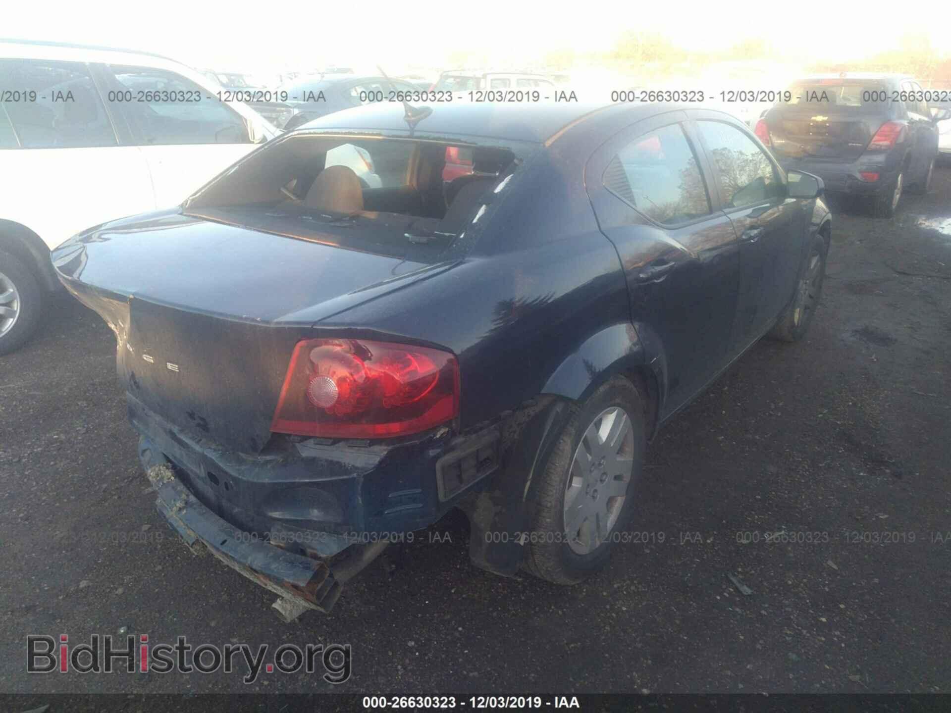 2013 DODGE AVENGER - VIN: 1C3CDZAB8DN540294 - Фото 4