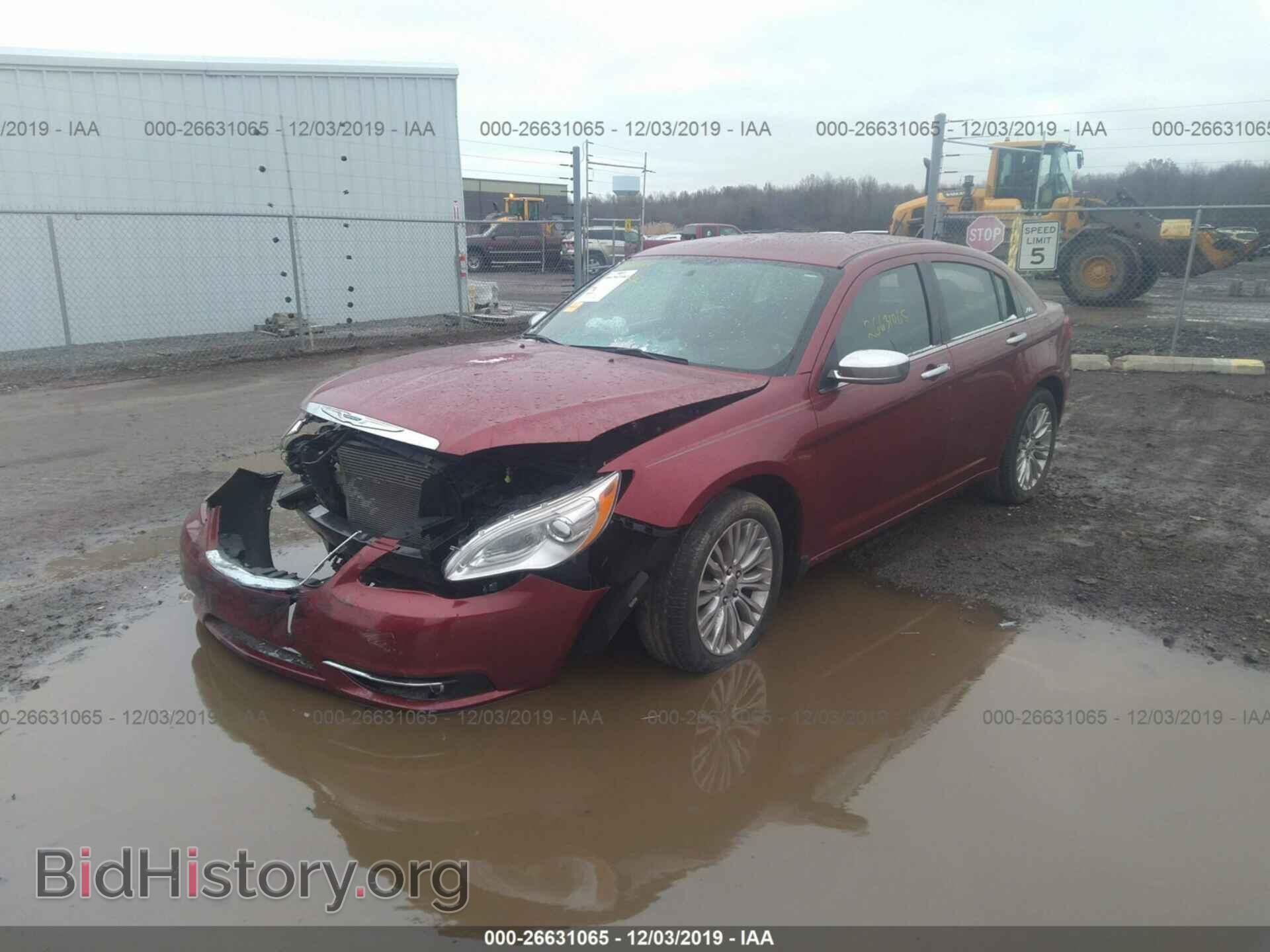 2012 CHRYSLER 200 - VIN: 1C3CCBCB7CN223340 - Фото 2