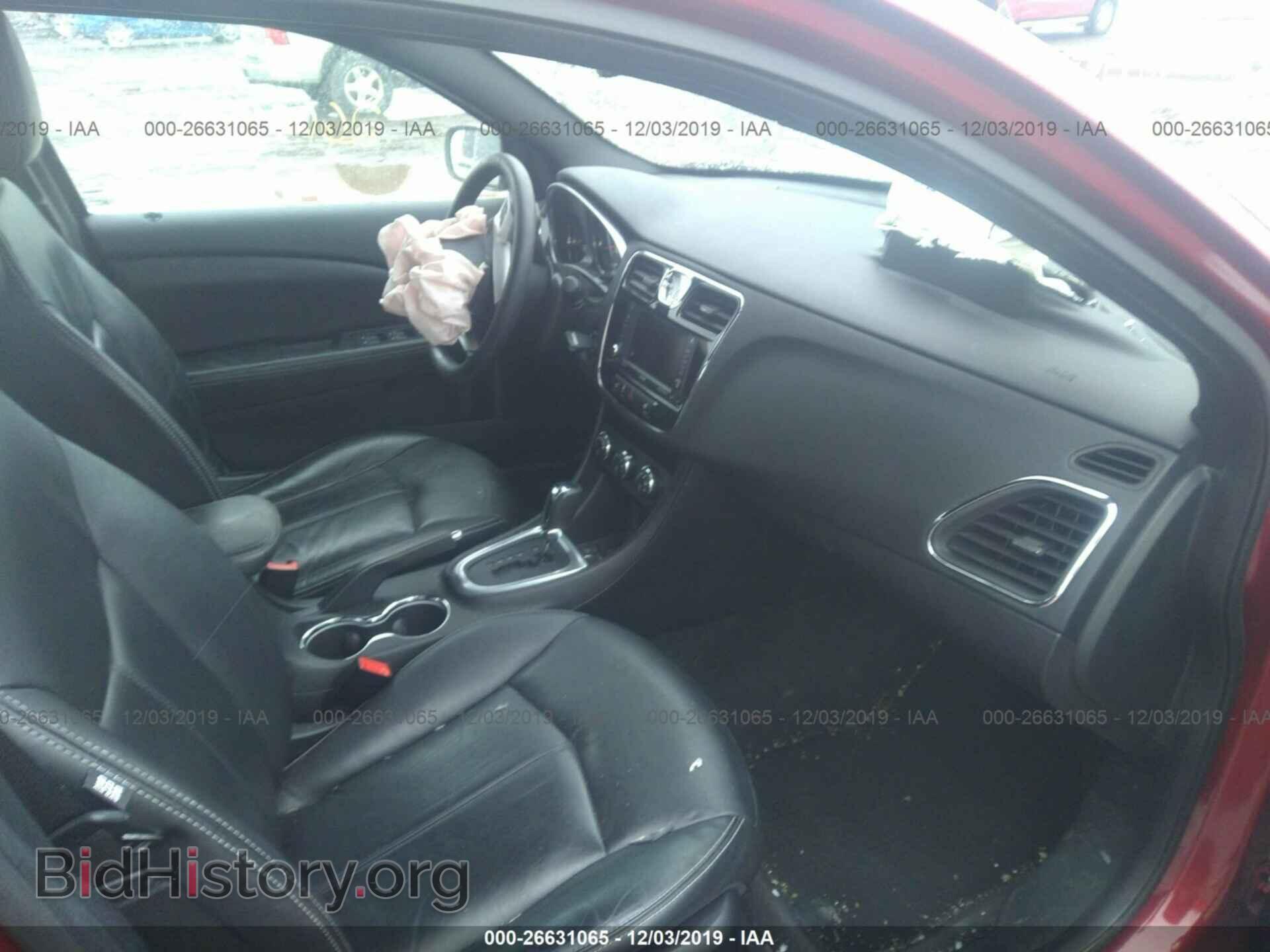 2012 CHRYSLER 200 - VIN: 1C3CCBCB7CN223340 - Фото 5