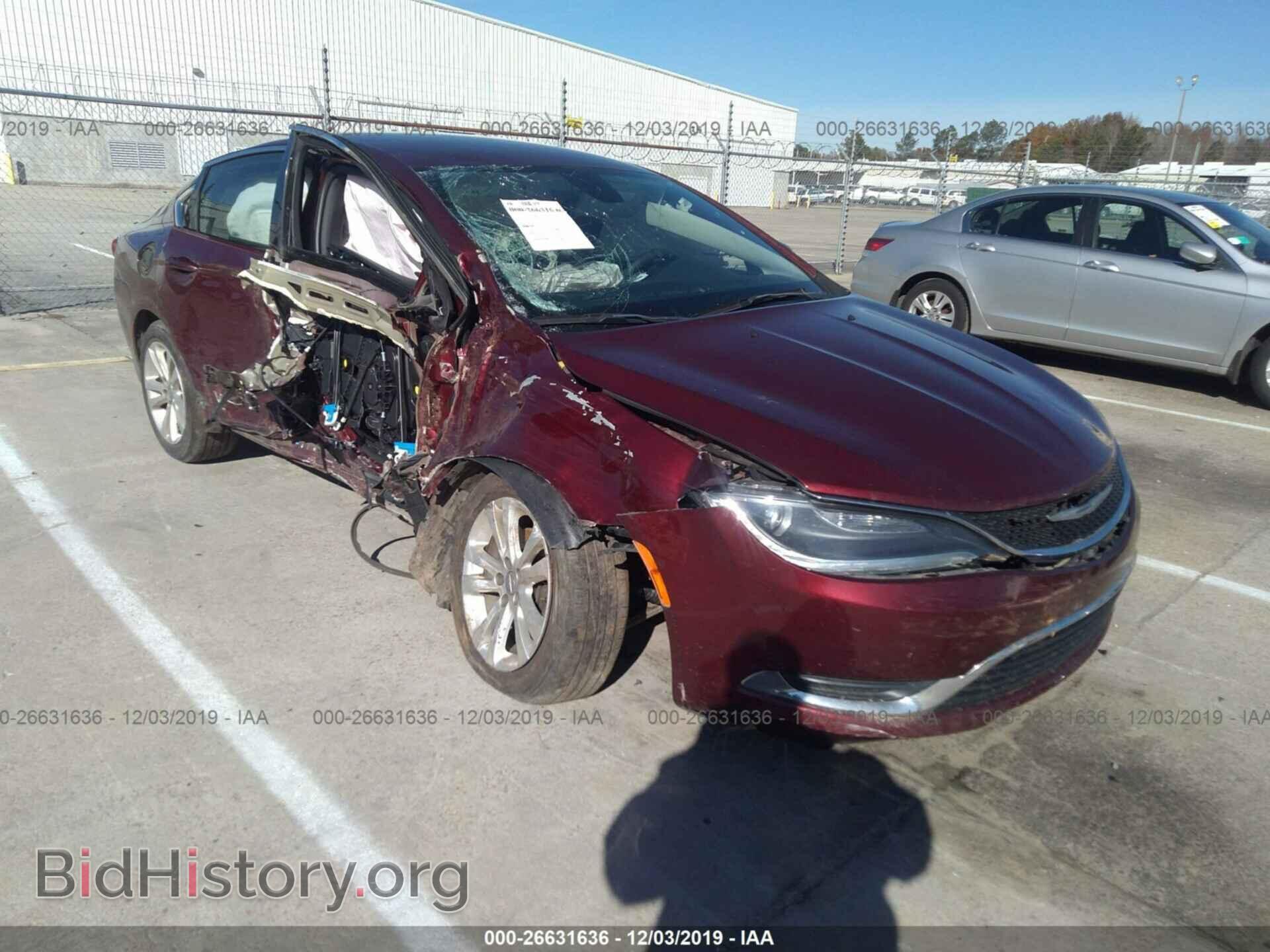 Фотография 1C3CCCABXGN108858 - CHRYSLER 200 2016