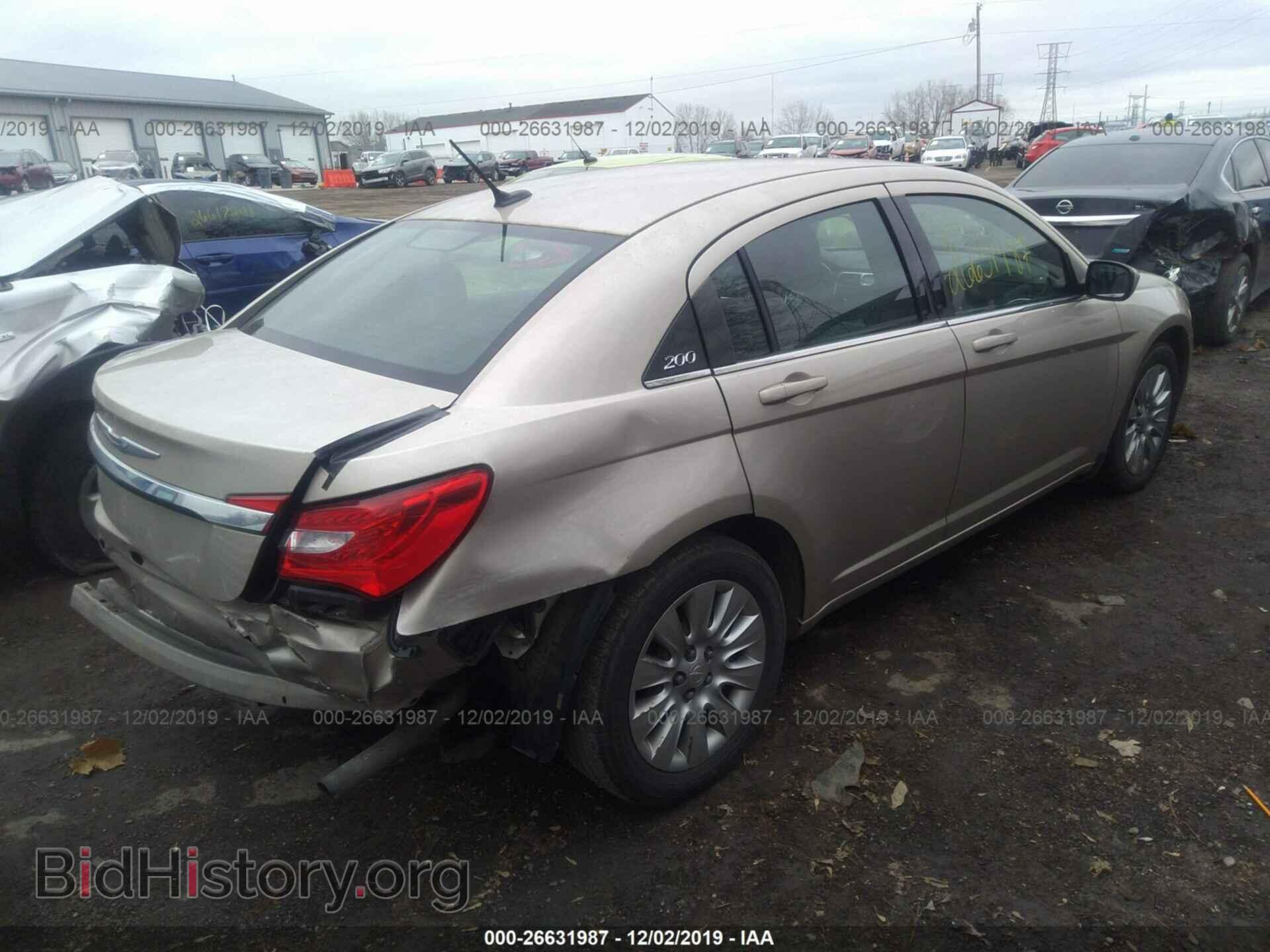 2014 CHRYSLER 200 - VIN: 1C3CCBABXEN124436 - Фото 4
