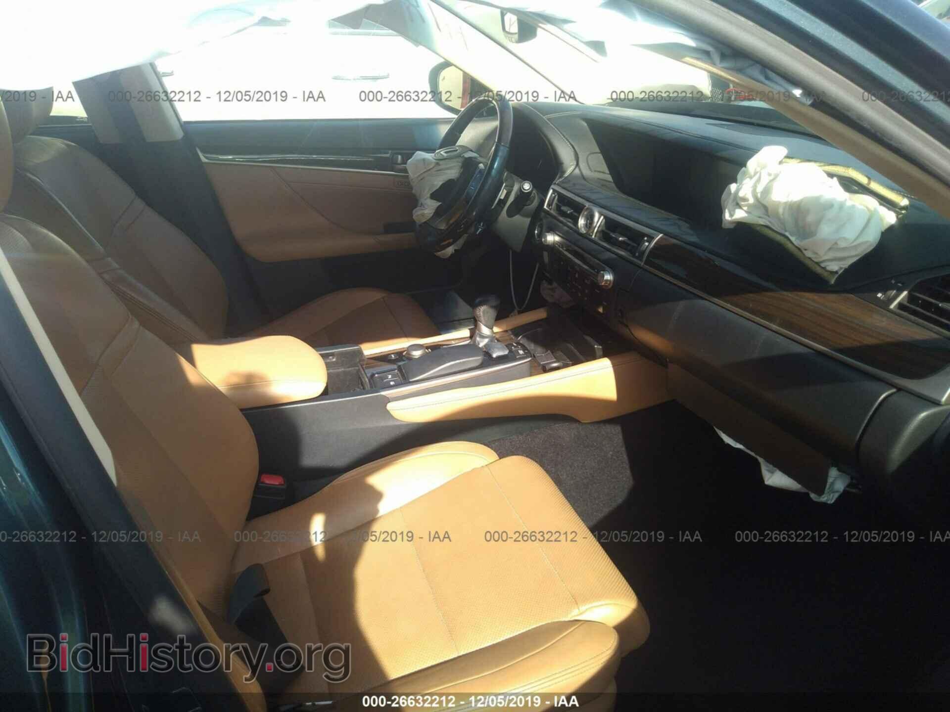 2013 LEXUS GS - VIN: JTHBE1BLXD5017130 - Фото 5