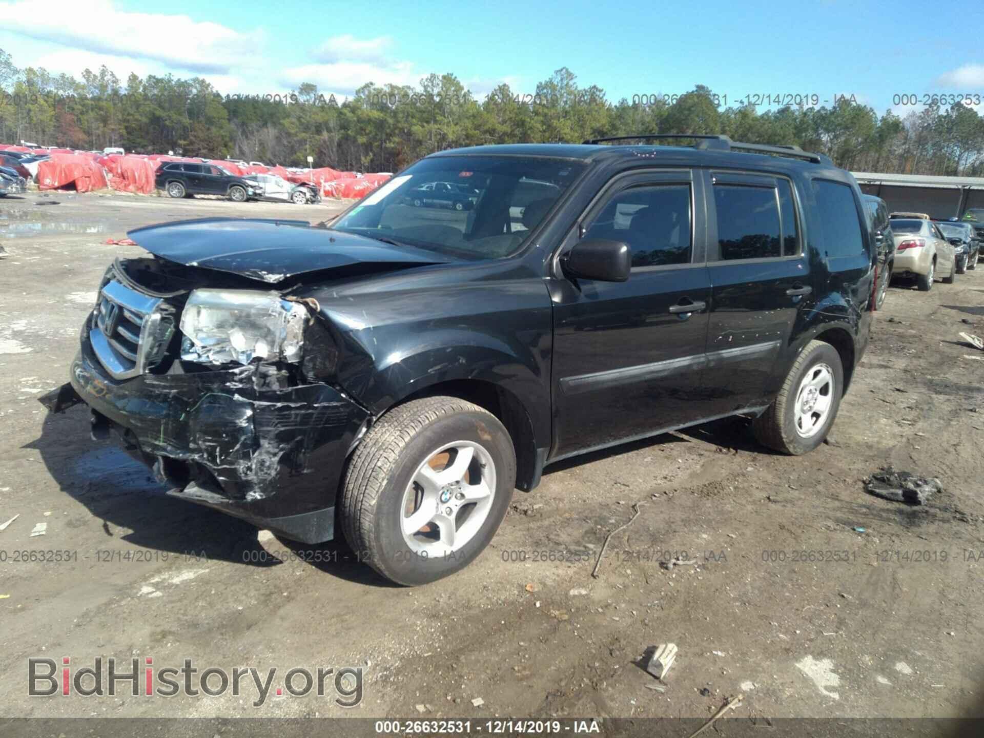 2013 HONDA PILOT - VIN: 5FNYF3H25DB041966 - Фото 2