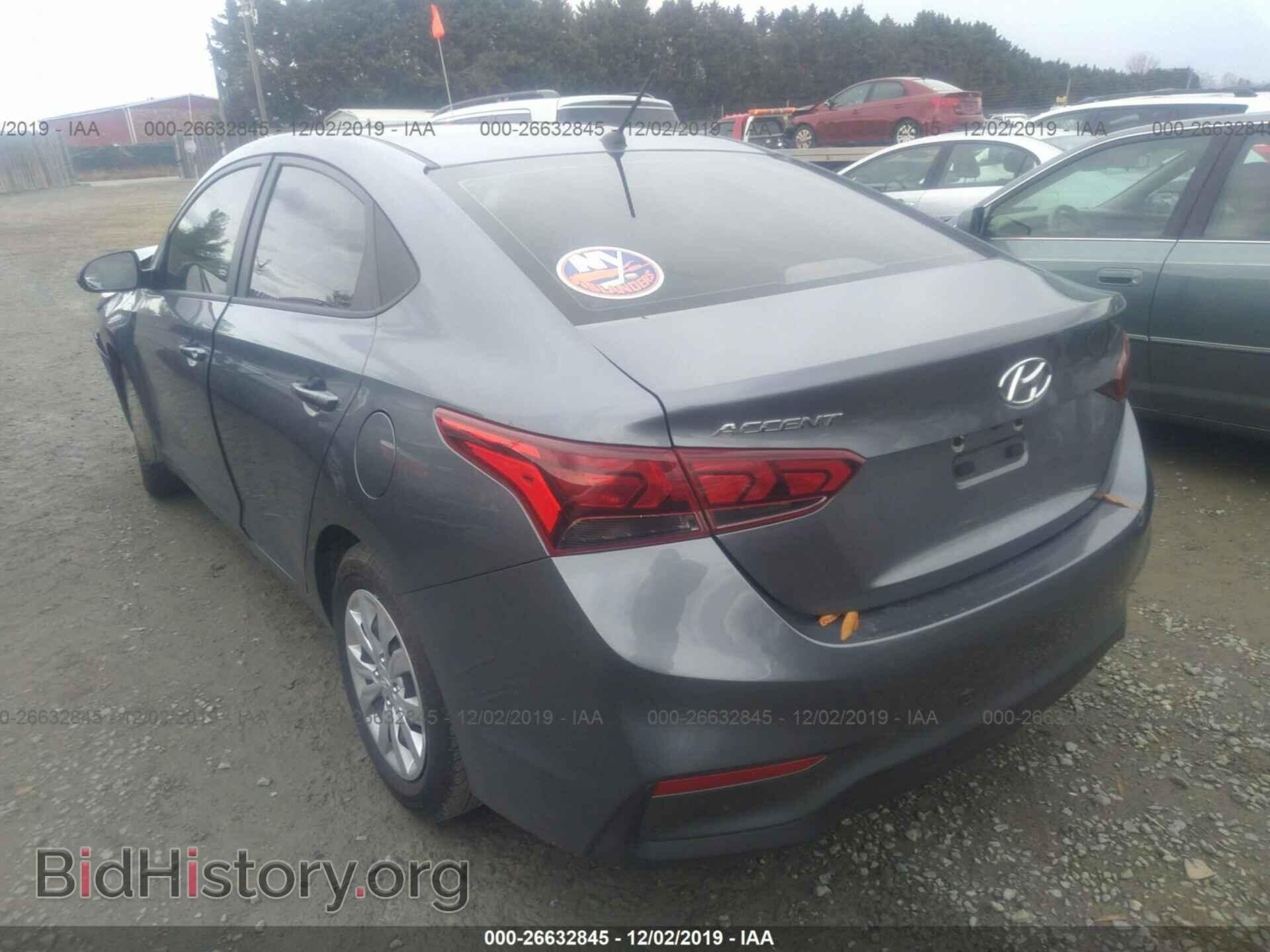 2019 HYUNDAI ACCENT - VIN: 3KPC24A36KE087615 - Фото 3