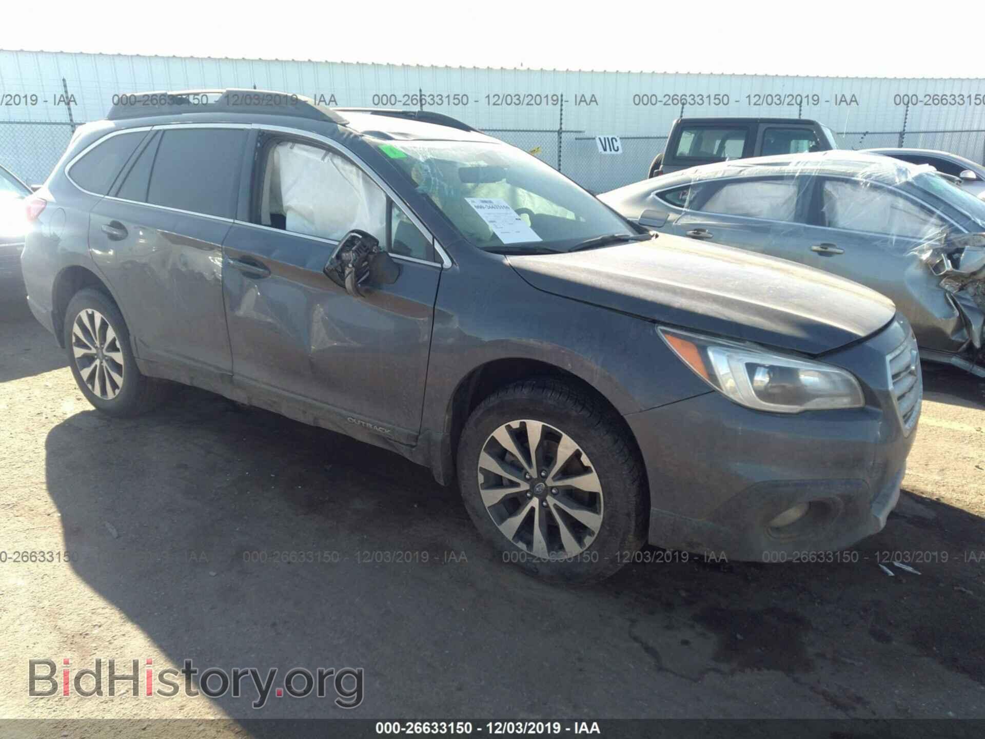 Фотография 4S4BSANC4H3313683 - SUBARU OUTBACK 2017