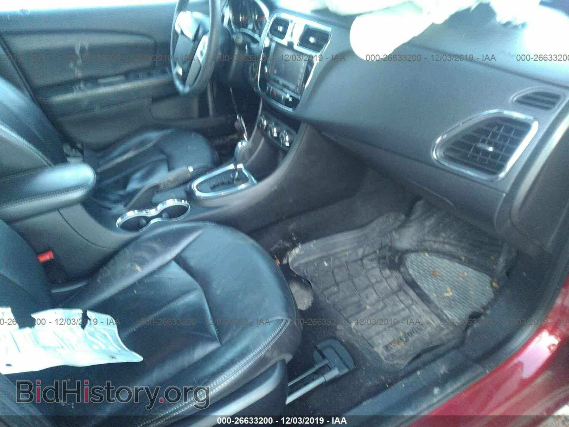 2012 CHRYSLER 200 - VIN: 1C3CCBCG9CN106855 - Фото 5