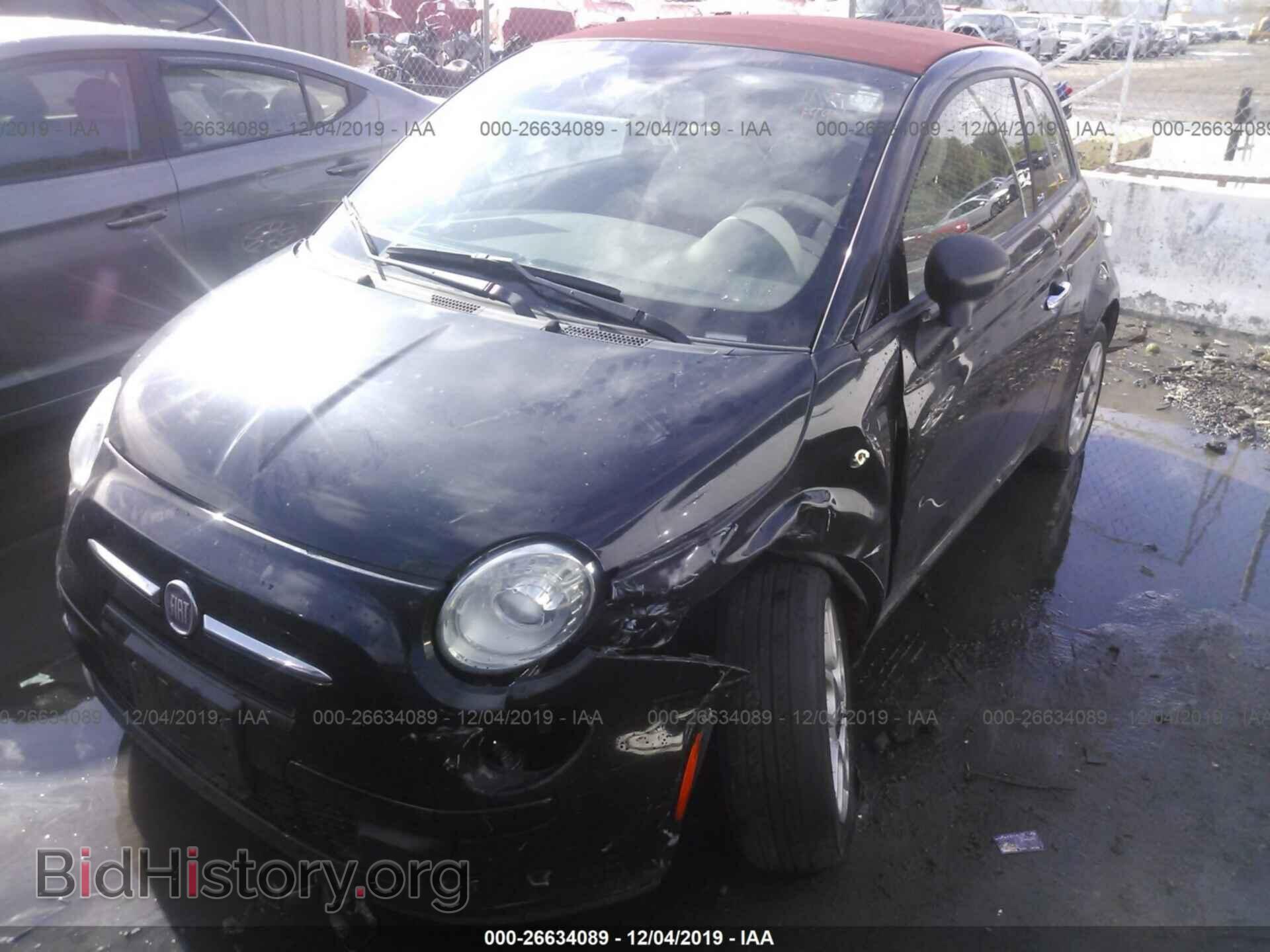 2012 FIAT 500 - VIN: 3C3CFFDR4CT223208 - Фото 2