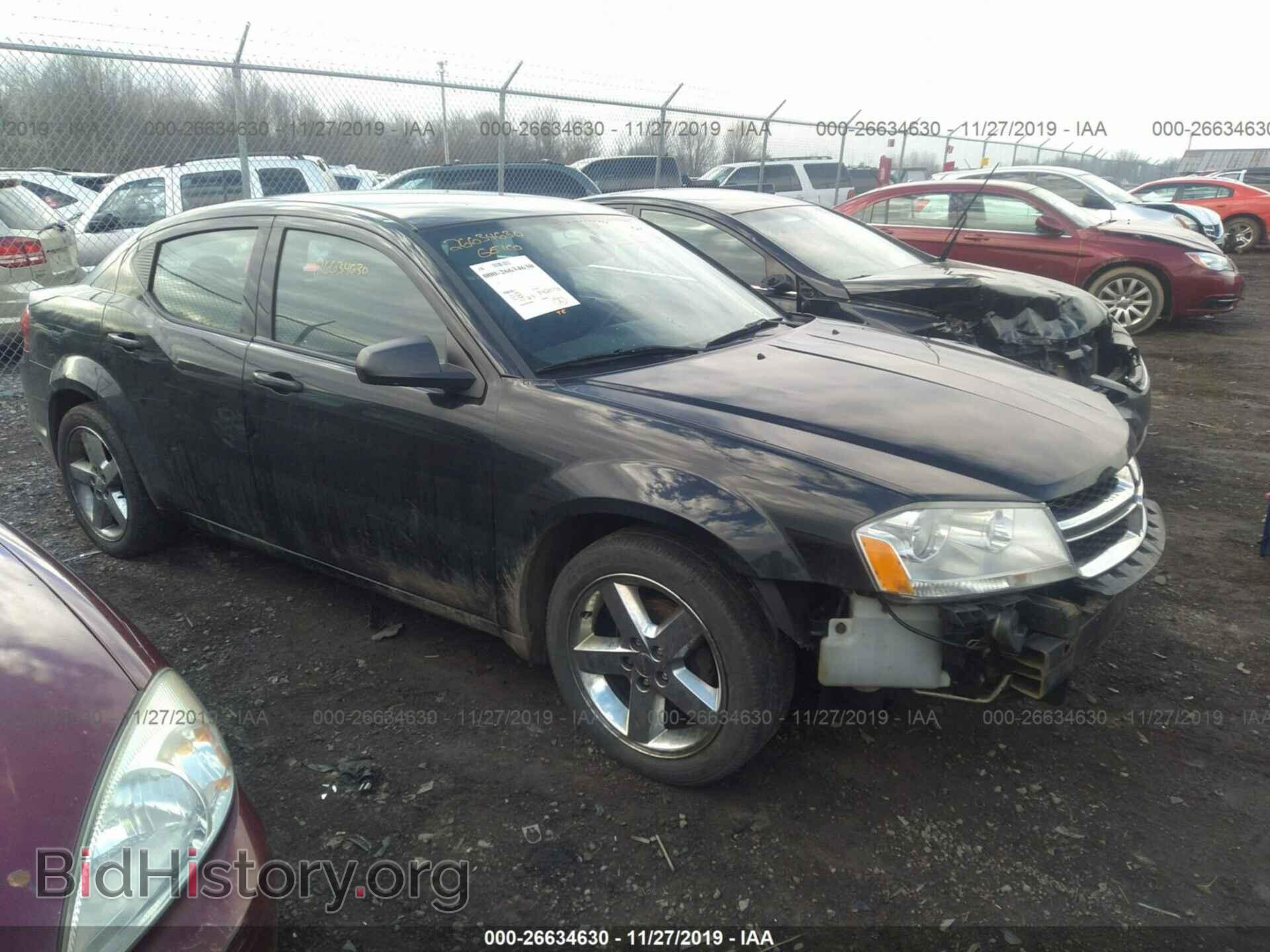 Photo 1C3CDZAB4DN689382 - DODGE AVENGER 2013