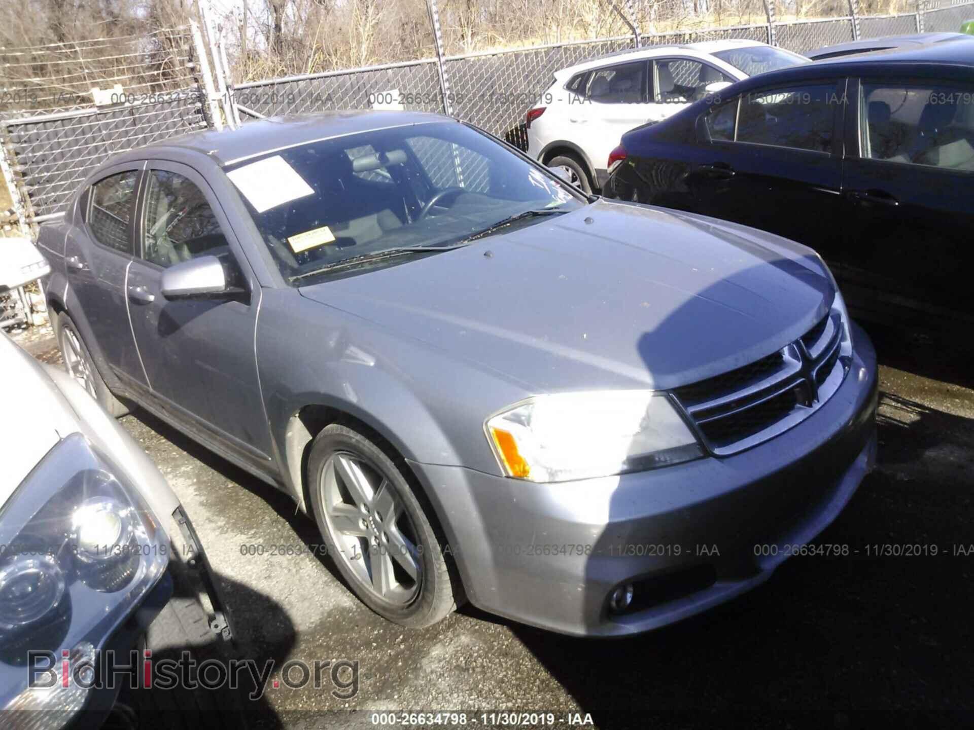 Фотография 1C3CDZCB0DN663326 - DODGE AVENGER 2013