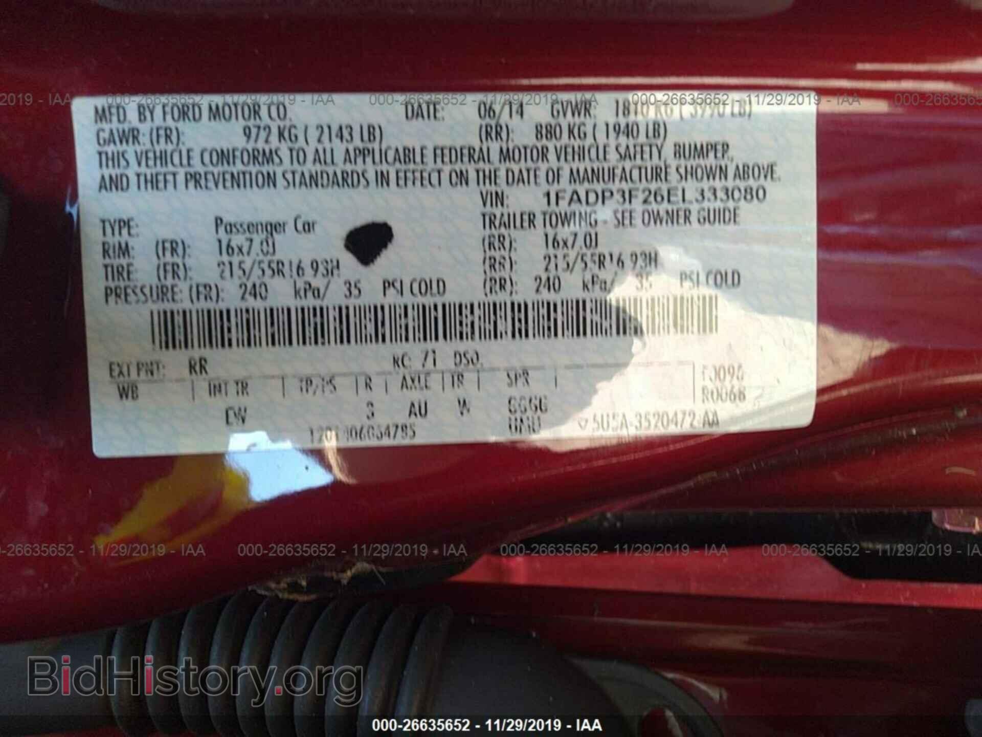 2014 FORD FOCUS - VIN: 1FADP3F26EL333080 - Photo 9