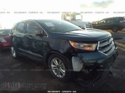 2016 Ford EDGE SEL, blue — VIN 2FMPK3J97GBB94425, IAAI