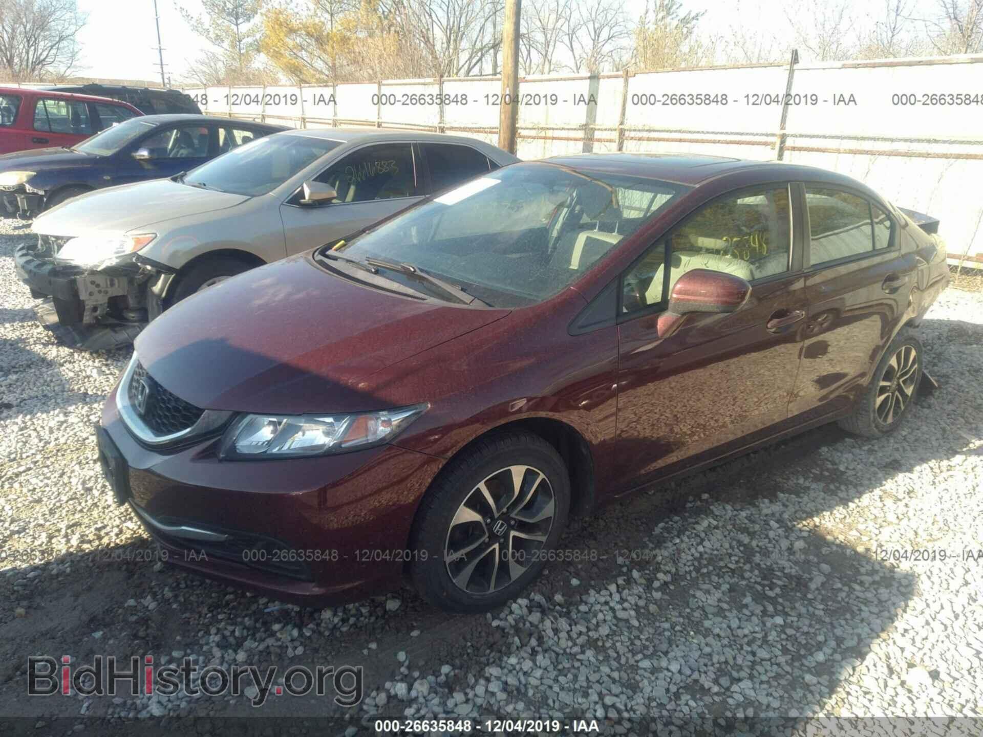 2014 Honda Civic - VIN: 19XFB2F8XEE058791 - Фото 2