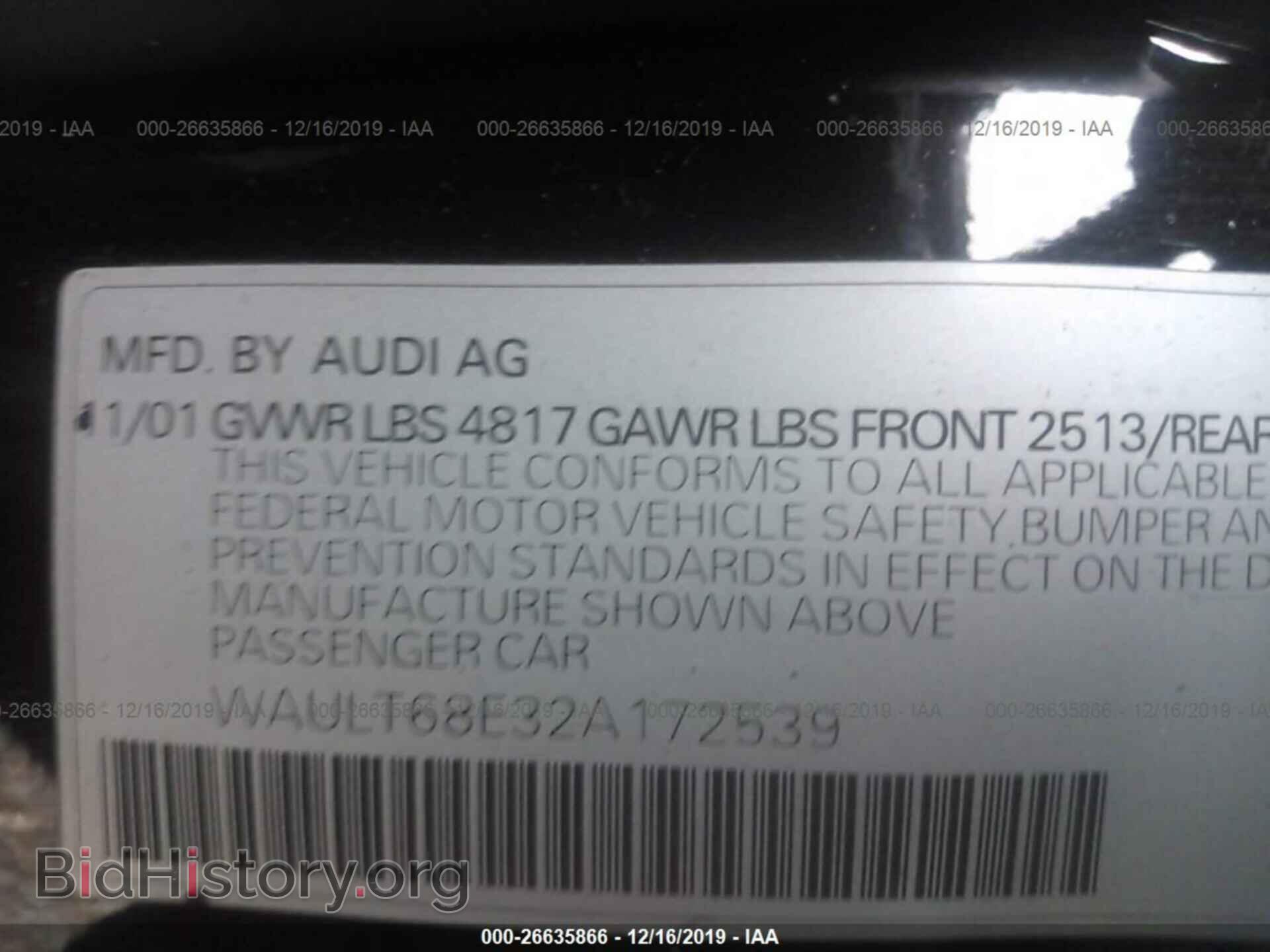 2002 Audi A4 - VIN: WAULT68E32A172539 - Photo 9