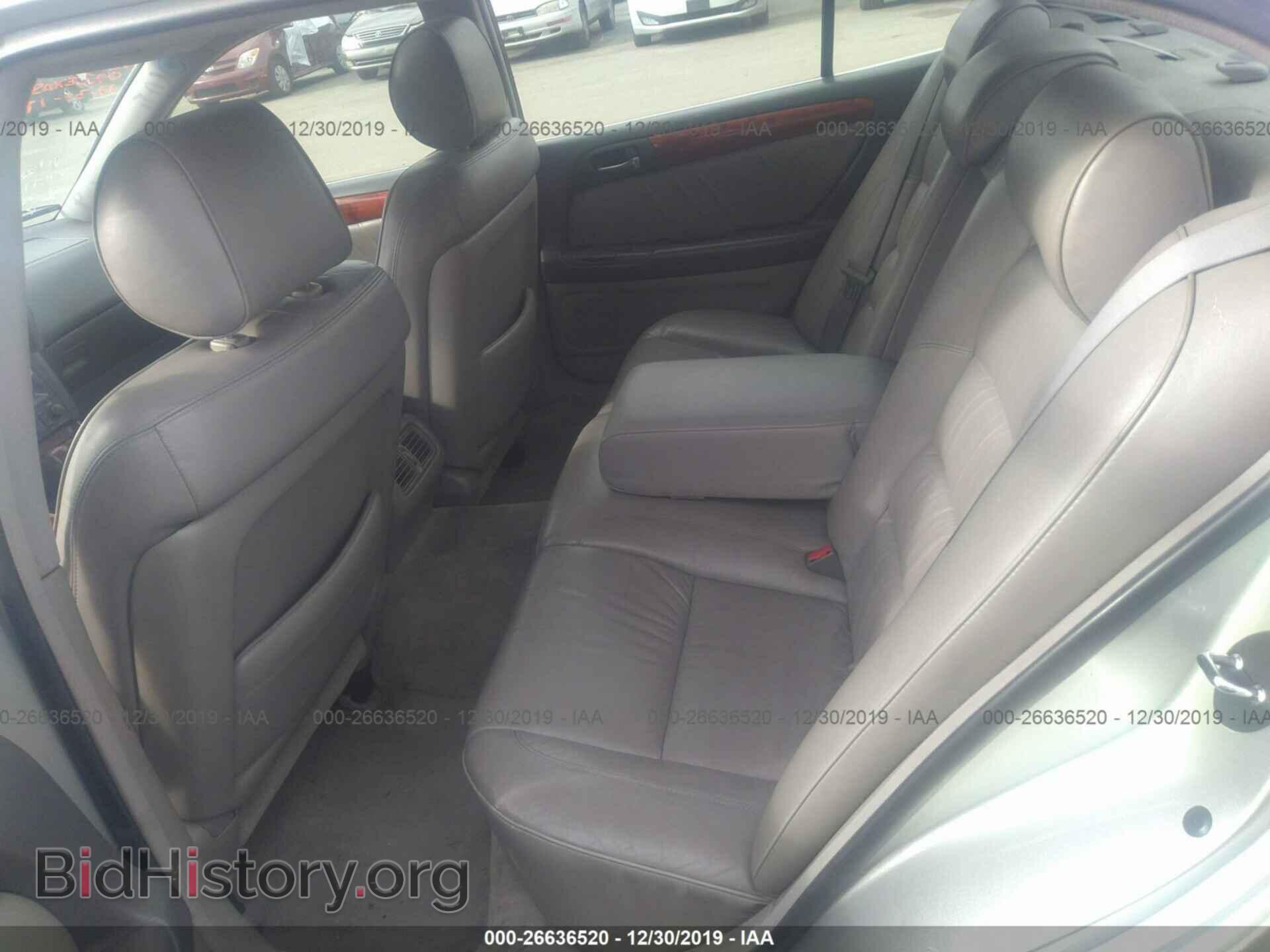 2002 LEXUS GS - VIN: JT8BL69SX20010981 - Фото 8
