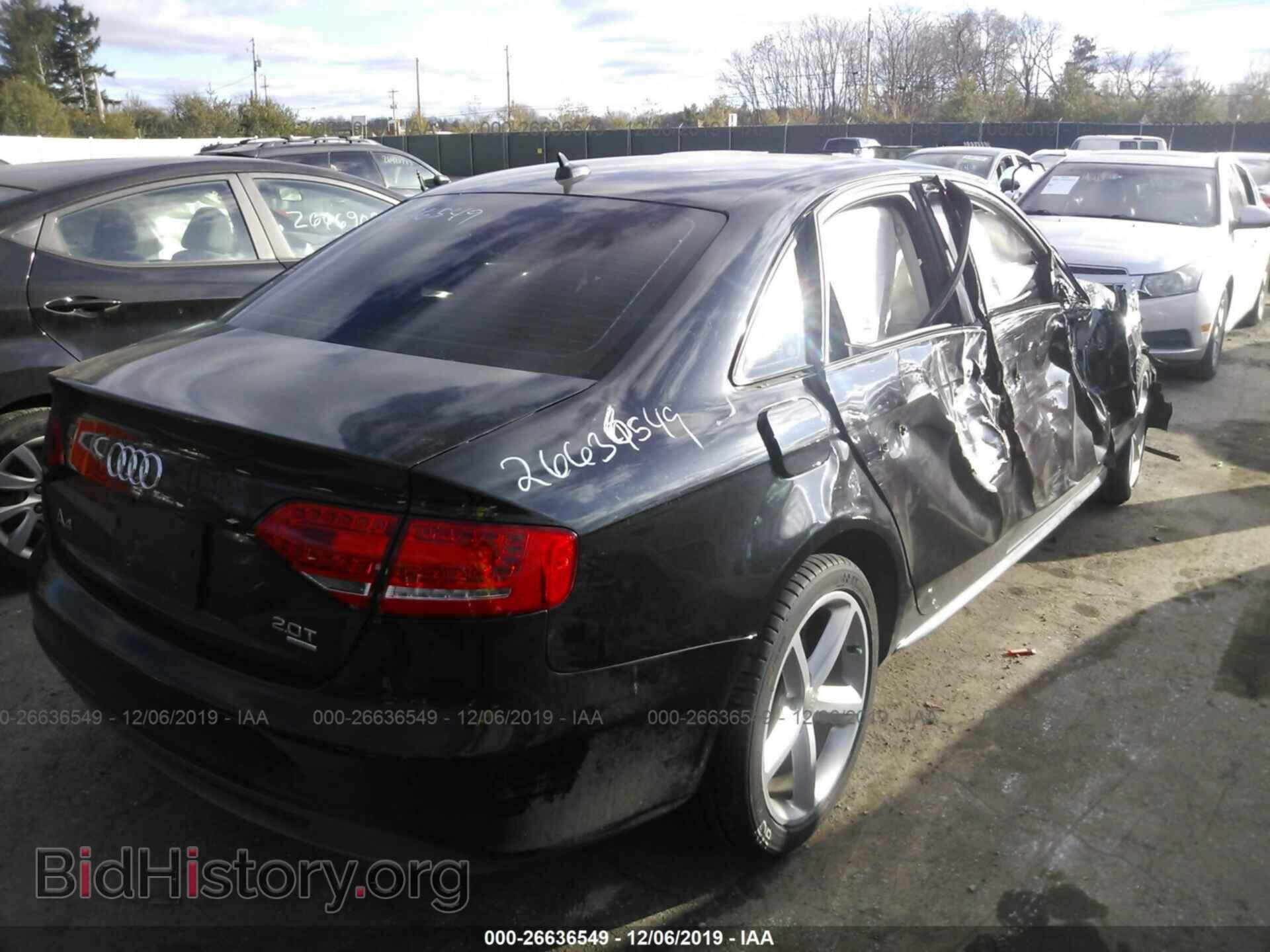 2012 AUDI A4 - VIN: WAUFFAFLXCN016307 - Photo 4