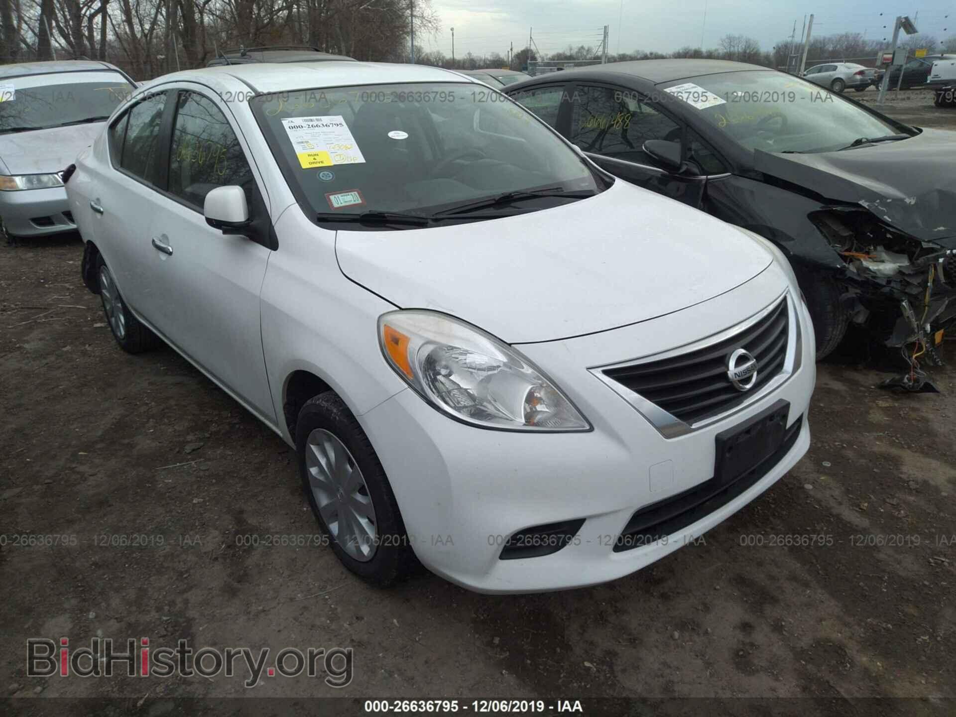 Фотография 3N1CN7AP2CL908382 - NISSAN VERSA 2012